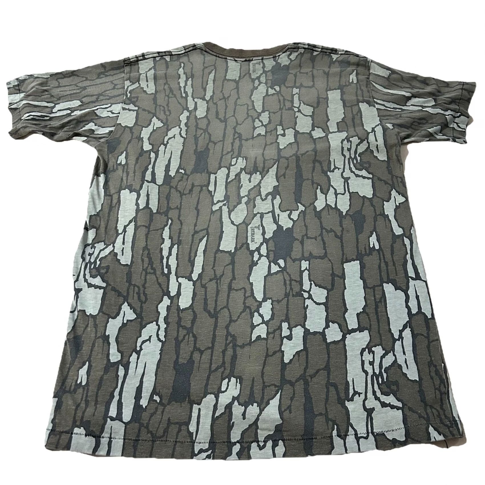 Vintage VINTAGE Trebark Camo Pocket Shirt L Mens 80s Brown T-Shirt Size US L / EU 52-54 / 3 - 2 Thumbnail
