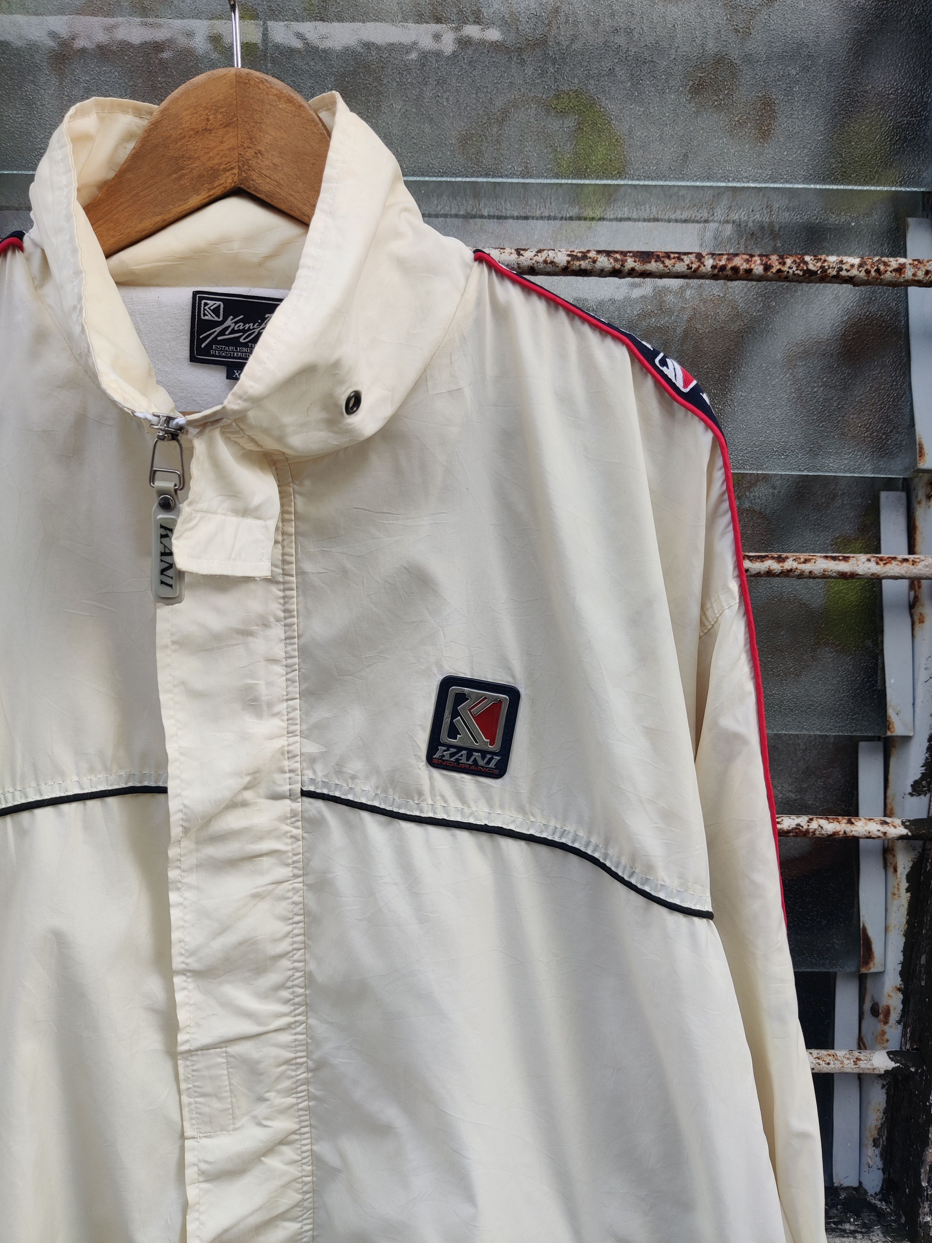 Karl Kani Vintage Karl Kani Jeans Spellout Side Tap Jacket Size US XL / EU 56 / 4 - 6 Thumbnail