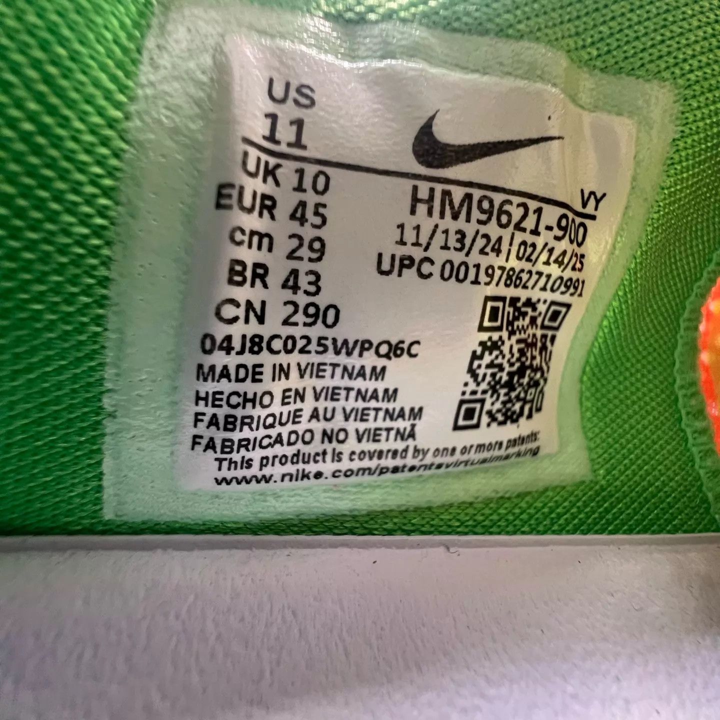 Nike Nike ZK8 'Orange Blue Split' Size 45 with Box Size US 11 / EU 44 - 8 Thumbnail