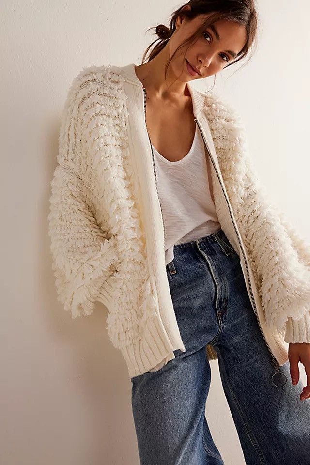 Free People Free People x We The Free Picture Us Cardi Jacket Size XS / US 0-2 / IT 36-38 - 1 Thumbnail