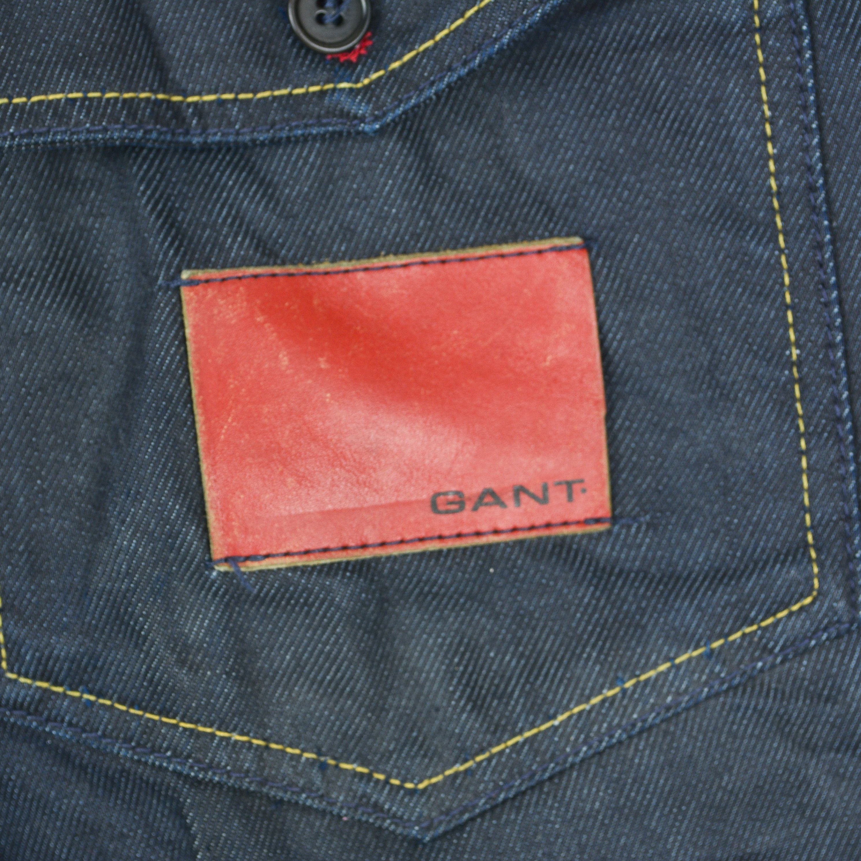 Gant Kyle Indigo Dyed W34 L34 Jeans Denim Trousers Pants Unwash Size US 34 / EU 50 - 5 Thumbnail