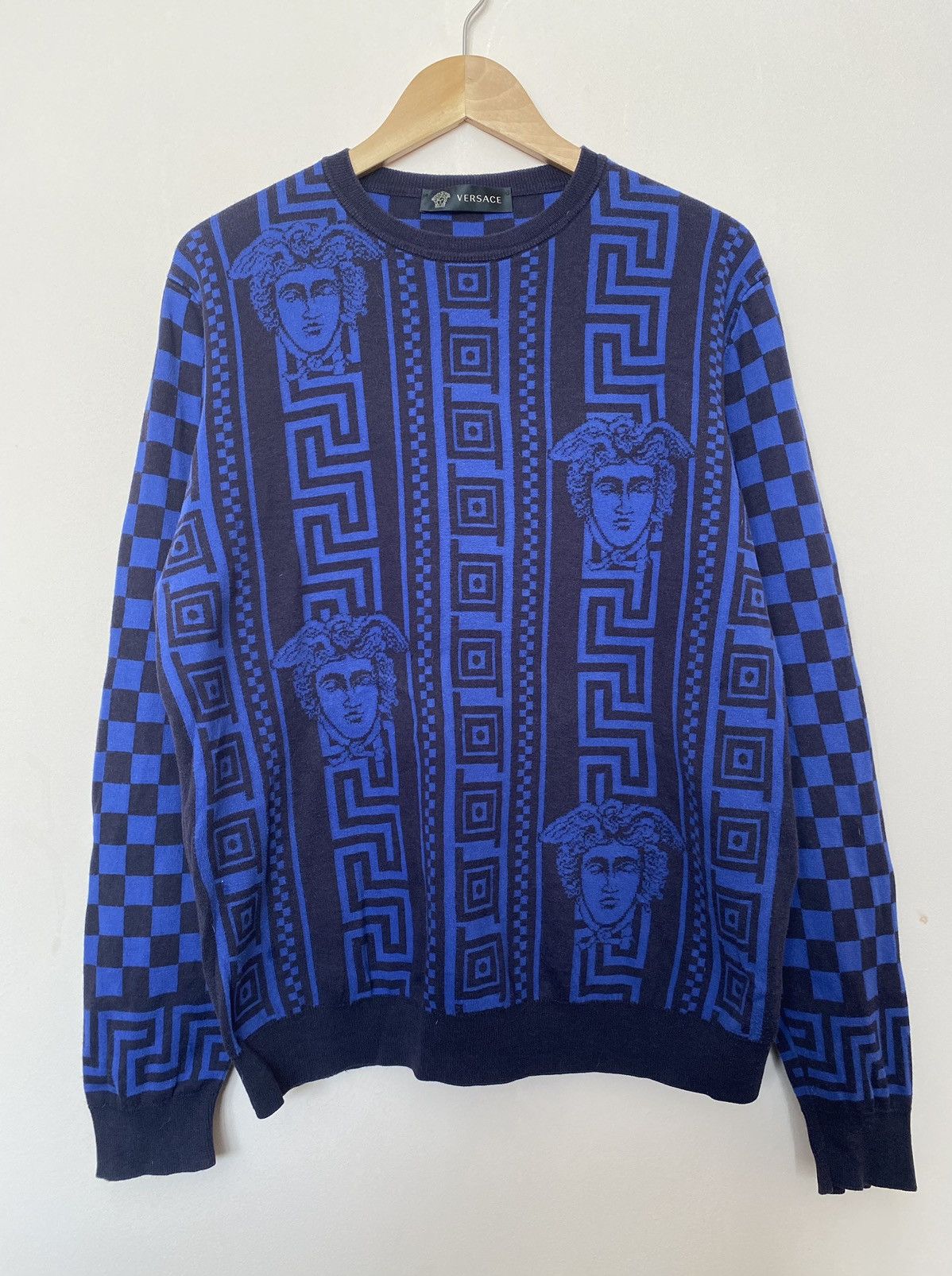 Versace × Versace Jeans Couture Very Rare ‼️Gianna Versace Sweater big Medusa Size US M / EU 48-50 / 2 - 1 Thumbnail