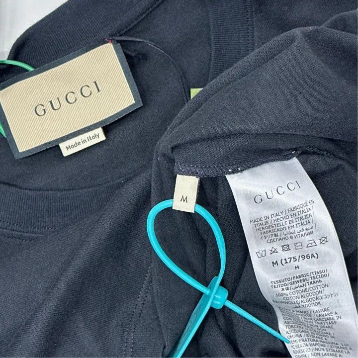 Gucci Gucci Gucci Black Graphic Short Sleeve T-Shirt -2506 Size US M / EU 48-50 / 2 - 3 Thumbnail