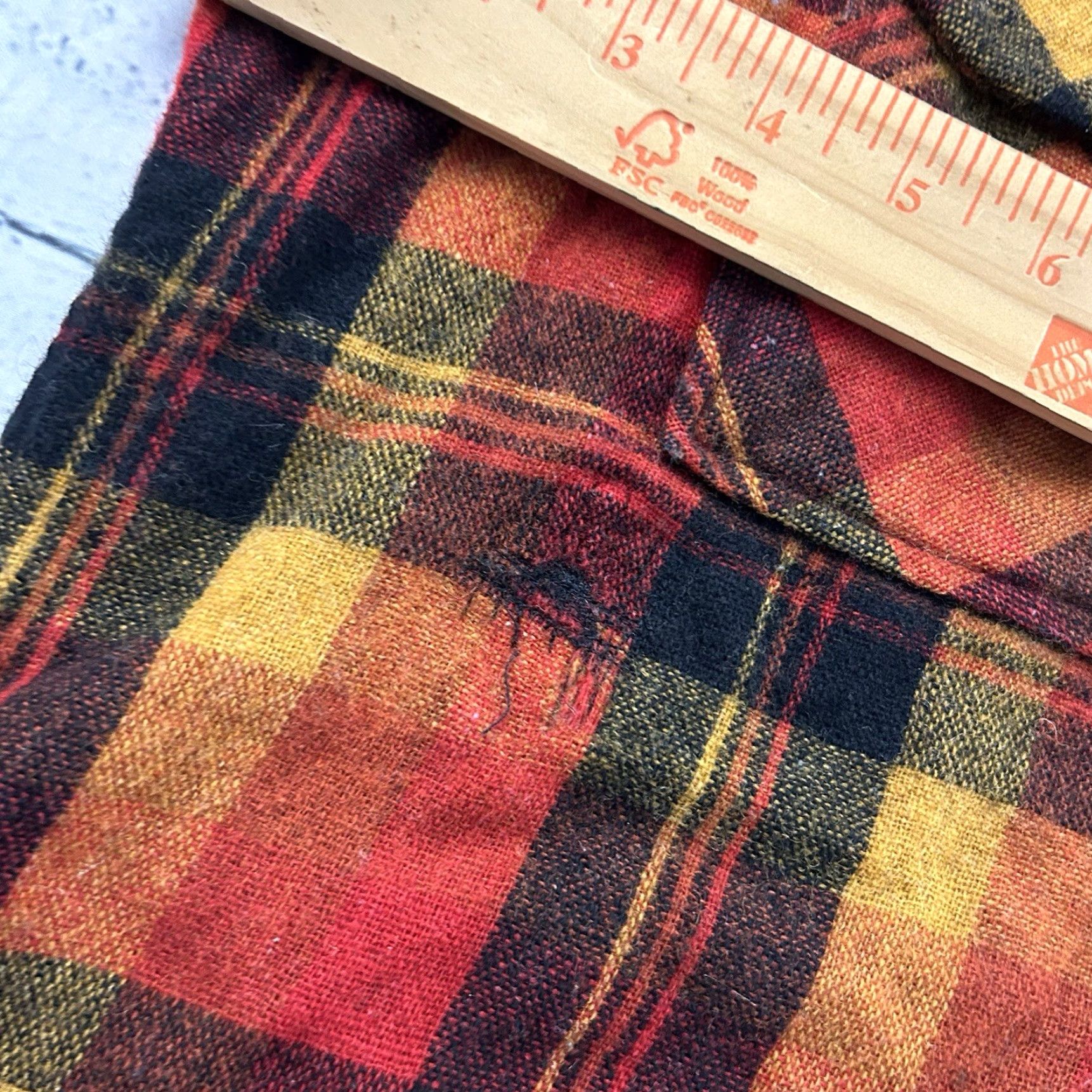 Vintage VINTAGE Tahoe Wood Shirt Men M Long Sleeve Plaid Red Button-Up Front Wool Nylon Front Red M Men's Shirt Size US M / EU 48-50 / 2 - 5 Thumbnail