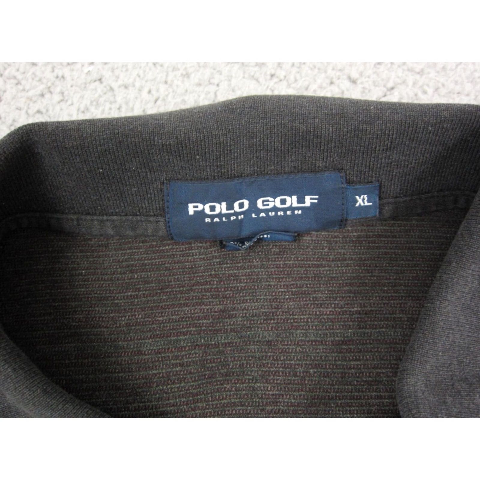 Polo Ralph Lauren VINTAGE Ralph Lauren Shirt Adult XL Black Green Pony Mens Polo GOLF 90s Size US XL / EU 56 / 4 - 4 Thumbnail