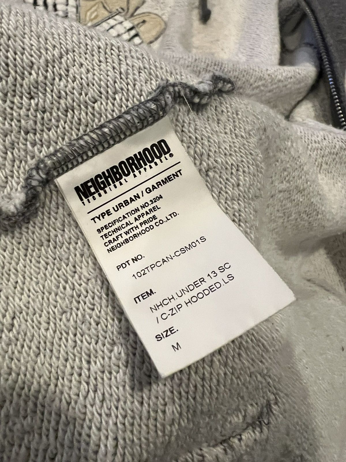 CHALLENGER × Neighborhood Under 13 Seconds Zip-Up Hoodie Size US M / EU 48-50 / 2 - 9 Thumbnail