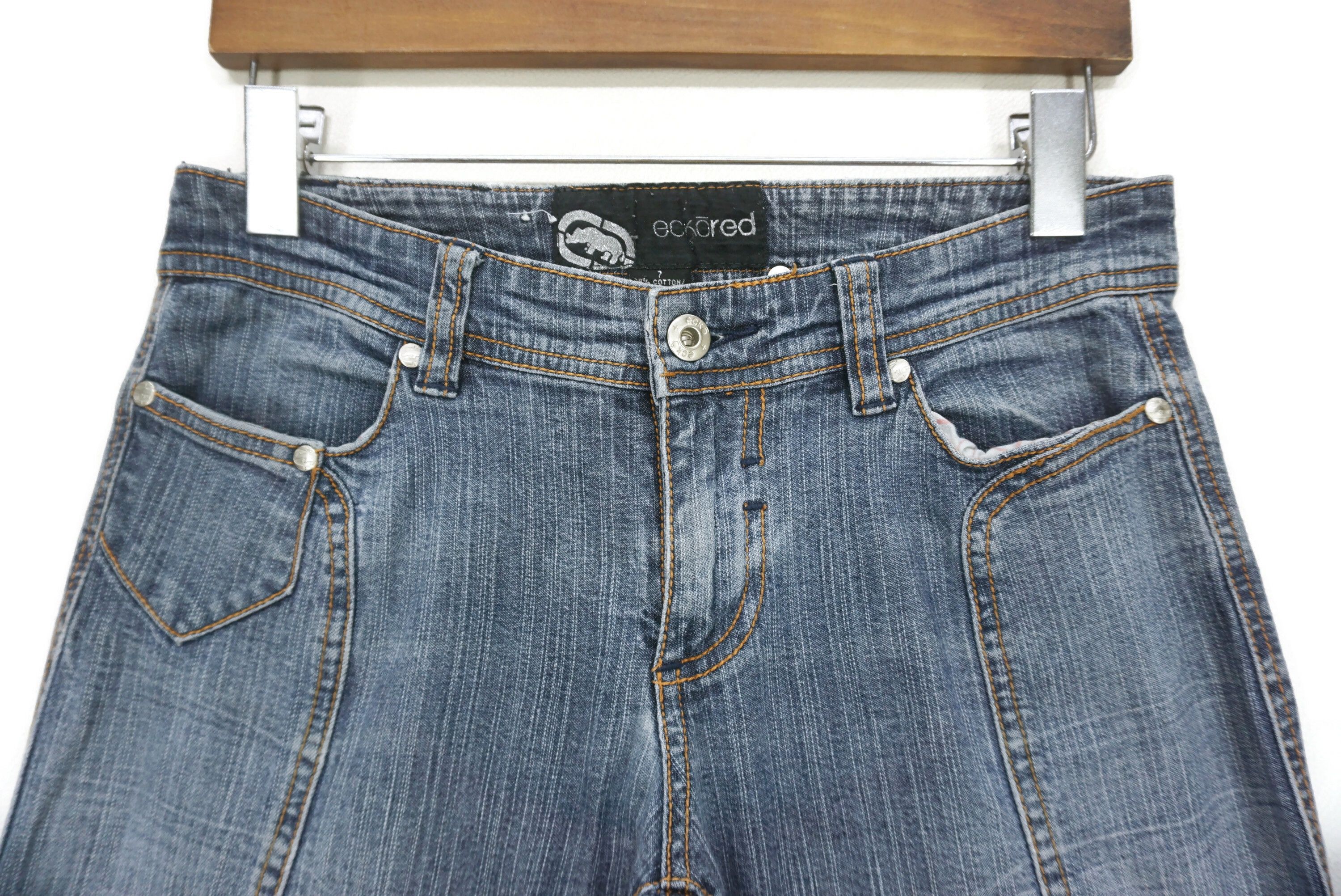Ecko Unltd. Ecko Jeans Size 7 fit W28xL32 Y2k Low Rise Bootcut Denim Size 28" / US 6 / IT 42 - 3 Thumbnail