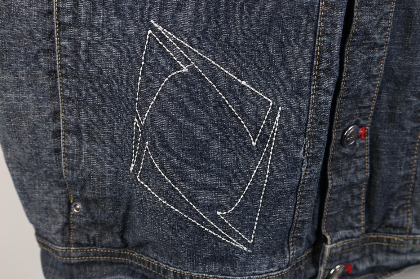 Vintage Vintage 90s Y2K Streetwear Ice T Rap Sleeveless Denim Vest Size US L / EU 52-54 / 3 - 4 Thumbnail