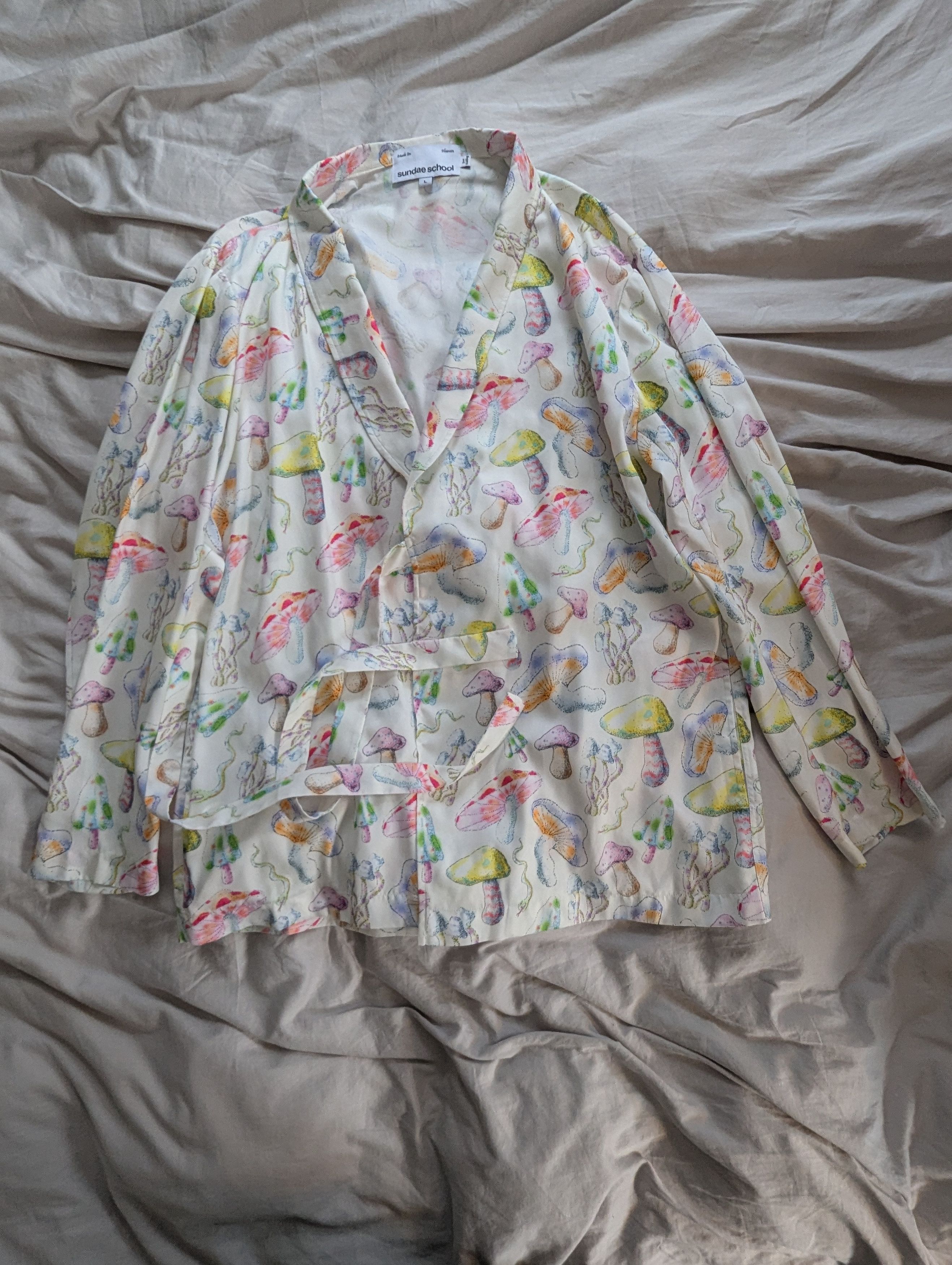 Sundae School Mushroom Kimono Top Size US L / EU 52-54 / 3 - 1 Thumbnail