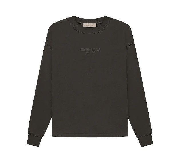 Image of Fw22 Essentials Relaxed Crewneck Off Black, Men's (Size XL)