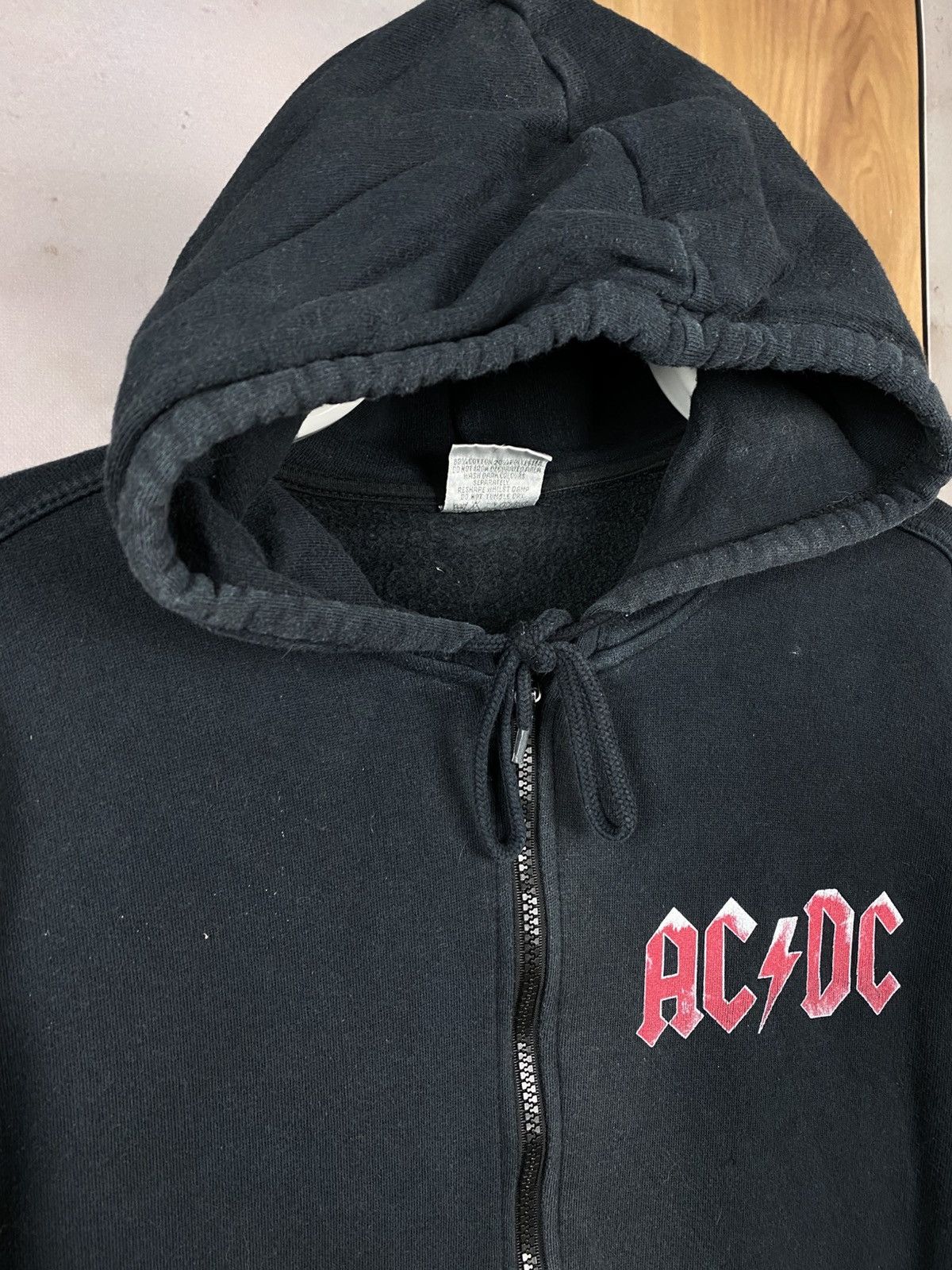 AC/DC 🎸Vintage 2008 Hoodie Zip Up AC/DC Black Ice Rock Band VTG🎸 Size US M / EU 48-50 / 2 - 7 Thumbnail