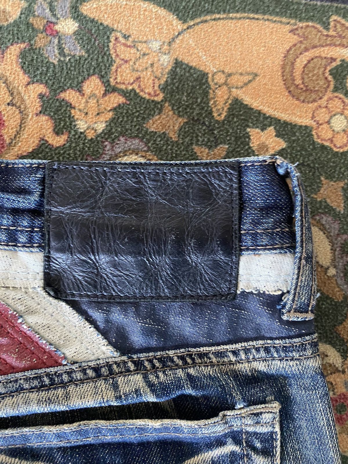 Japanese Brand 🔥RARE🔥Vintage EDGE RUPERT Slimfit Distressed Denim Size US 34 / EU 50 - 12 Thumbnail