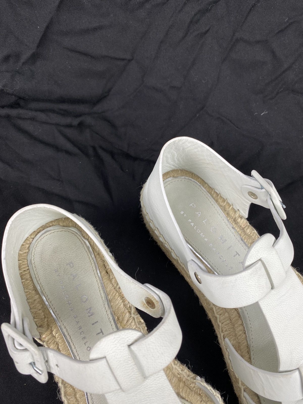 Paloma Bercelo Palomitas by Paloma Barcelo Leather Sandals Espadrilles 37 Size US 7 / IT 37 - 8 Thumbnail