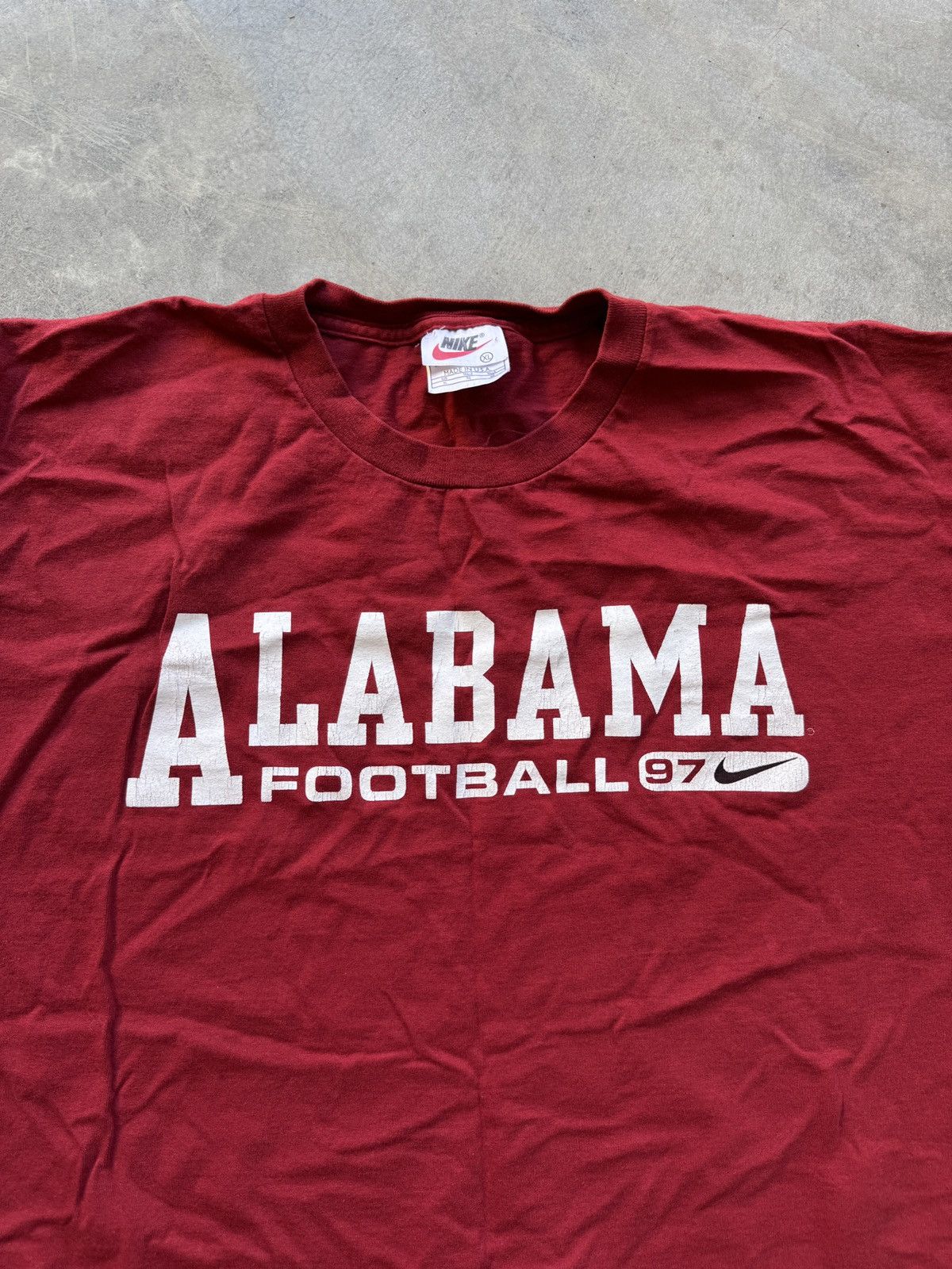 Nike Vintage 1997 Nike Alabama Football Shirt Made in USA Size US XL / EU 56 / 4 - 2 Thumbnail