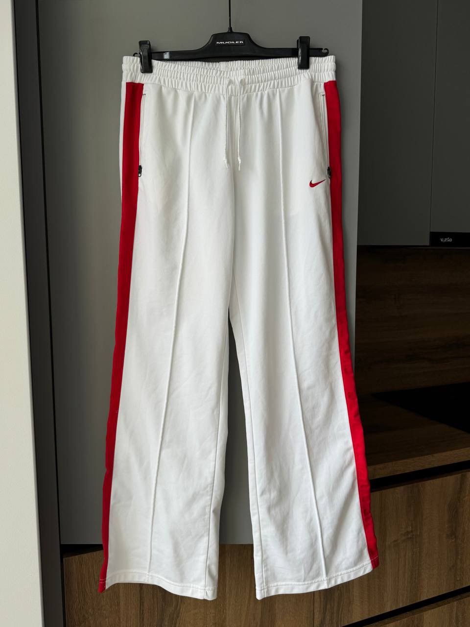 Nike × Vintage Rare Vintage Nike Ankle Zip Track Stripe XL Sweatpants Size 34" / US 12 / IT 48 - 1 Thumbnail