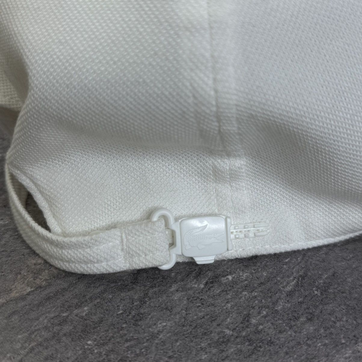 Lacoste Vintage Lacoste Baseball Cap Hat white big logo rare 90s Size ONE SIZE - 5 Thumbnail