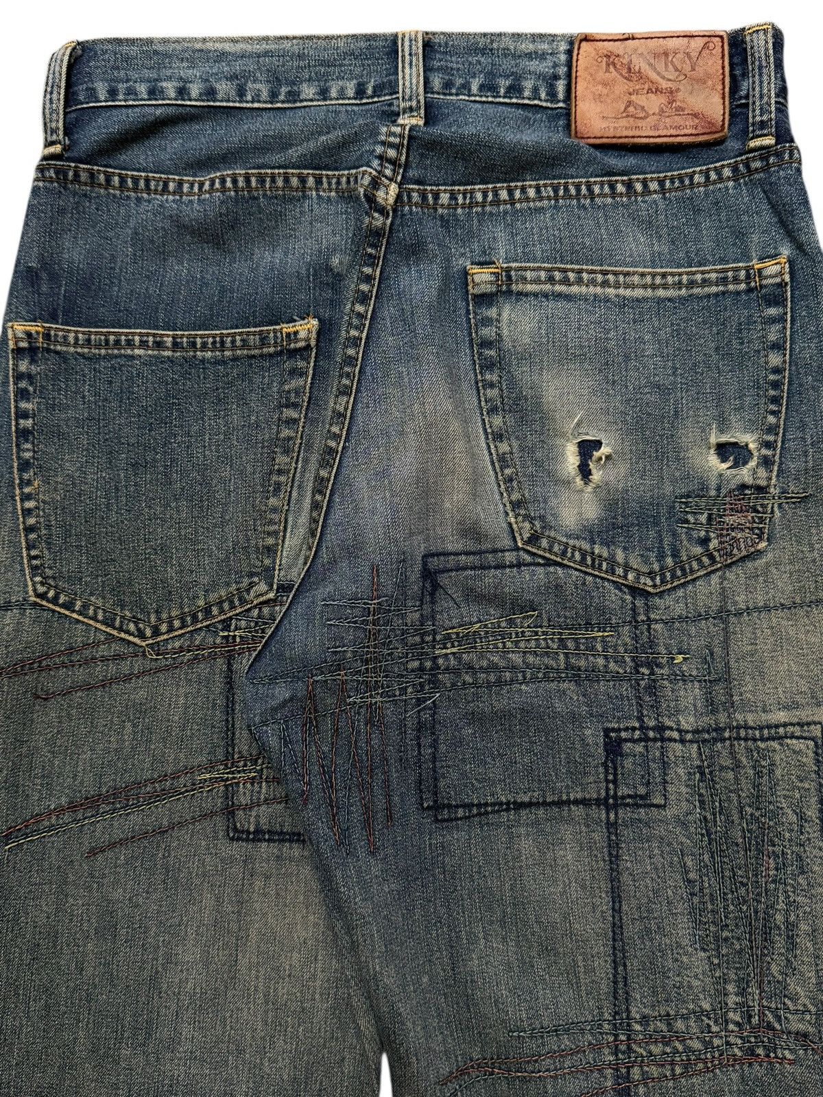 Hysteric Glamour Vintage Hysteric Glamour Multicolour Stitch Patchwork Flare Size 27" / US 4 / IT 40 - 5 Thumbnail
