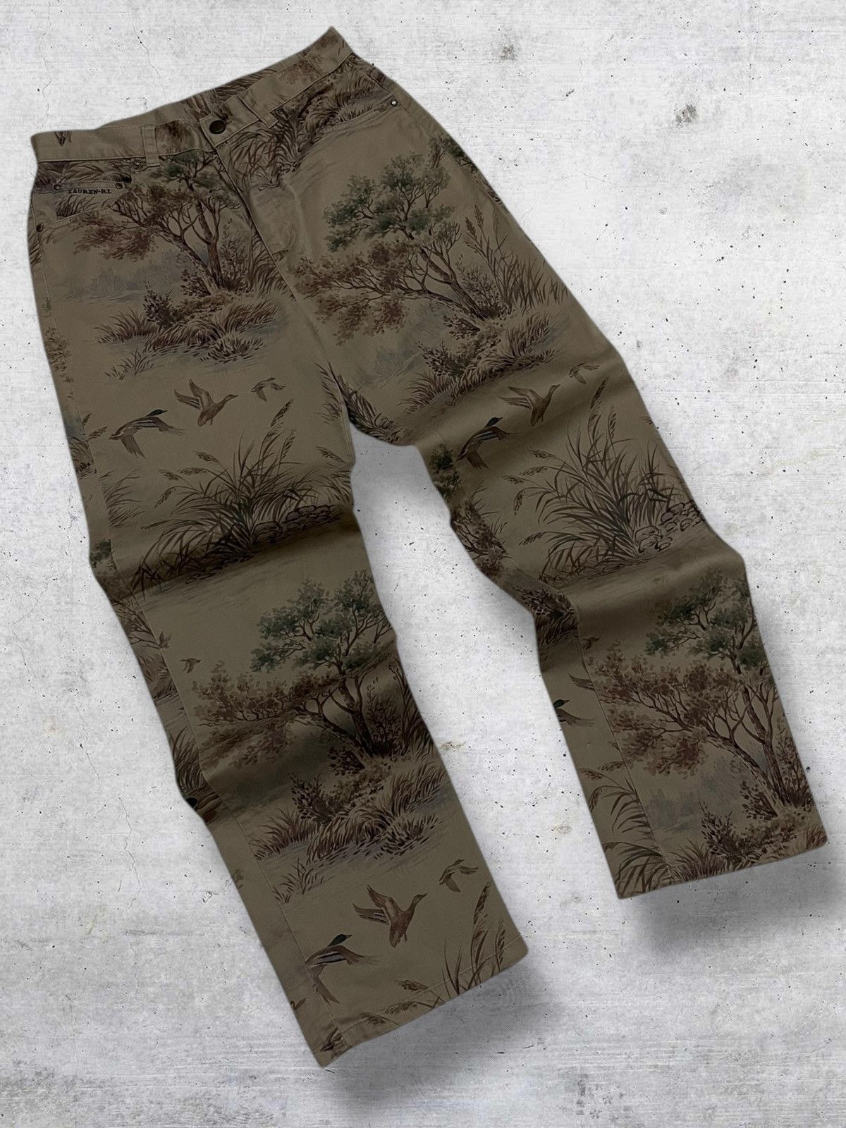 Polo Ralph Lauren POLO RALPH LAURENT VINTAGE DESIGNER 90S FETITE FOREST PANT Size US 29 - 2 Thumbnail