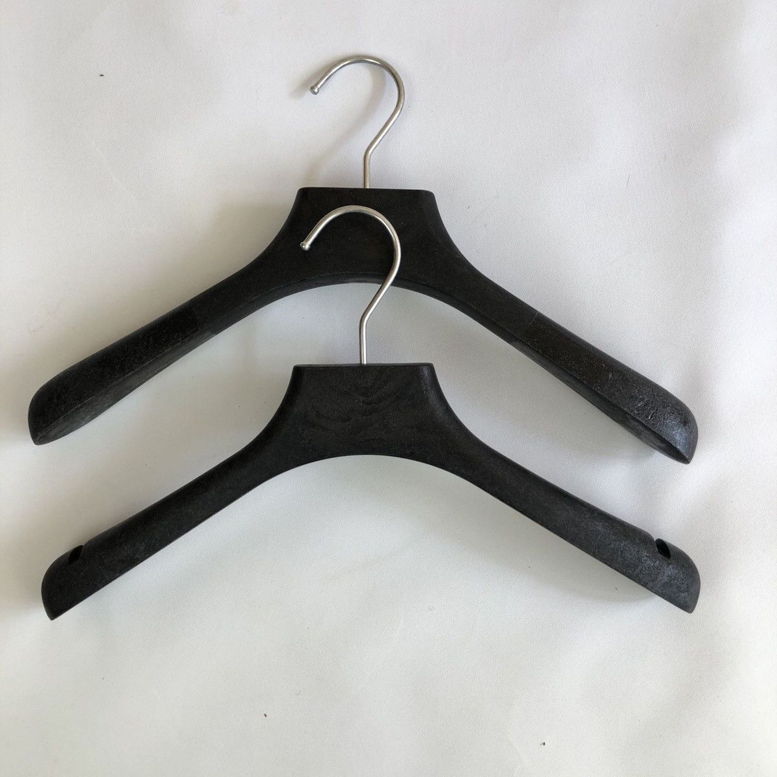 2 good Balenciaga wooden hangers