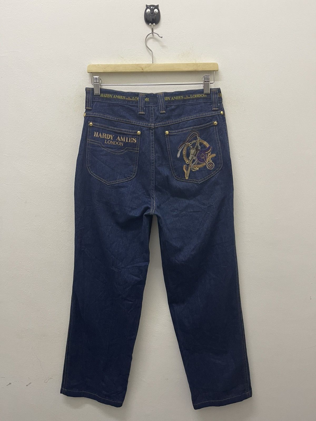 Hardy Amies Rare Vintage HARDY AMIES Embroidered Jeans Size US 28 / EU 44 - 1 Thumbnail