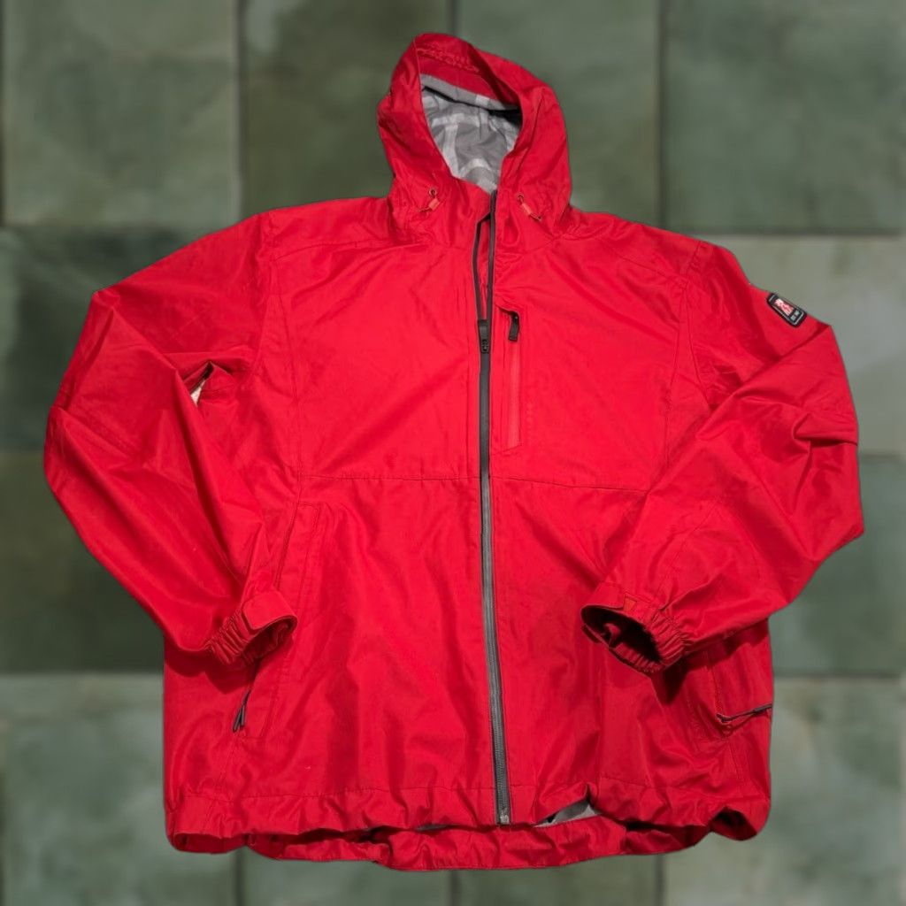 Vintage Chic Fil A Team Jacket Unisex Adults M Red Waterproof Hooded Zip Breathable Softshell Mid-Length Sleeve Jacket Size US M / EU 48-50 / 2 - 1 Thumbnail