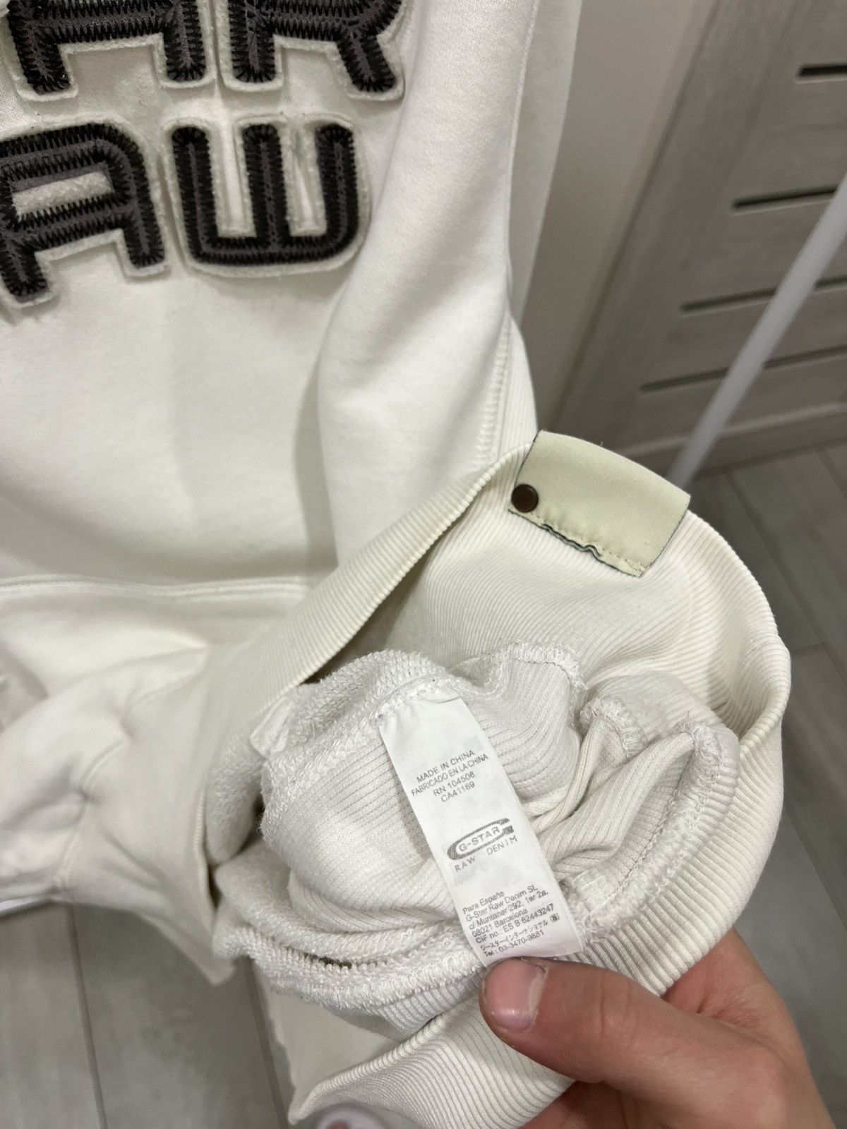 G-Star 🔥Gstar hoodie🔥 vintage Y2K white size XXL-XL Size US XL / EU 56 / 4 - 6 Thumbnail
