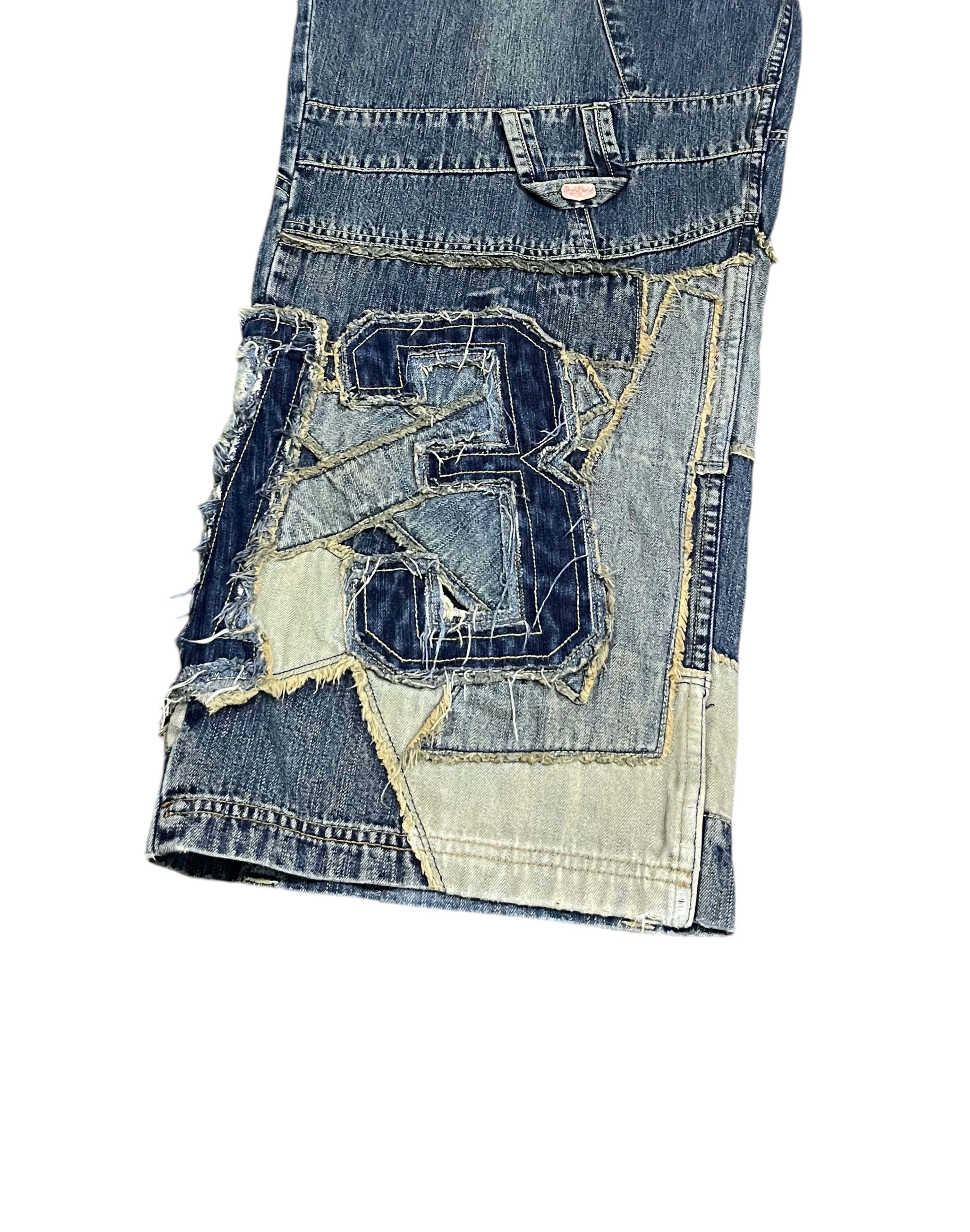 Pepe Jeans SIZE 48” BIG SIZE ULTRA RARE💥Vtg PEPE JEANS Patchwork Denim Size US 44 / EU 60 - 6 Thumbnail