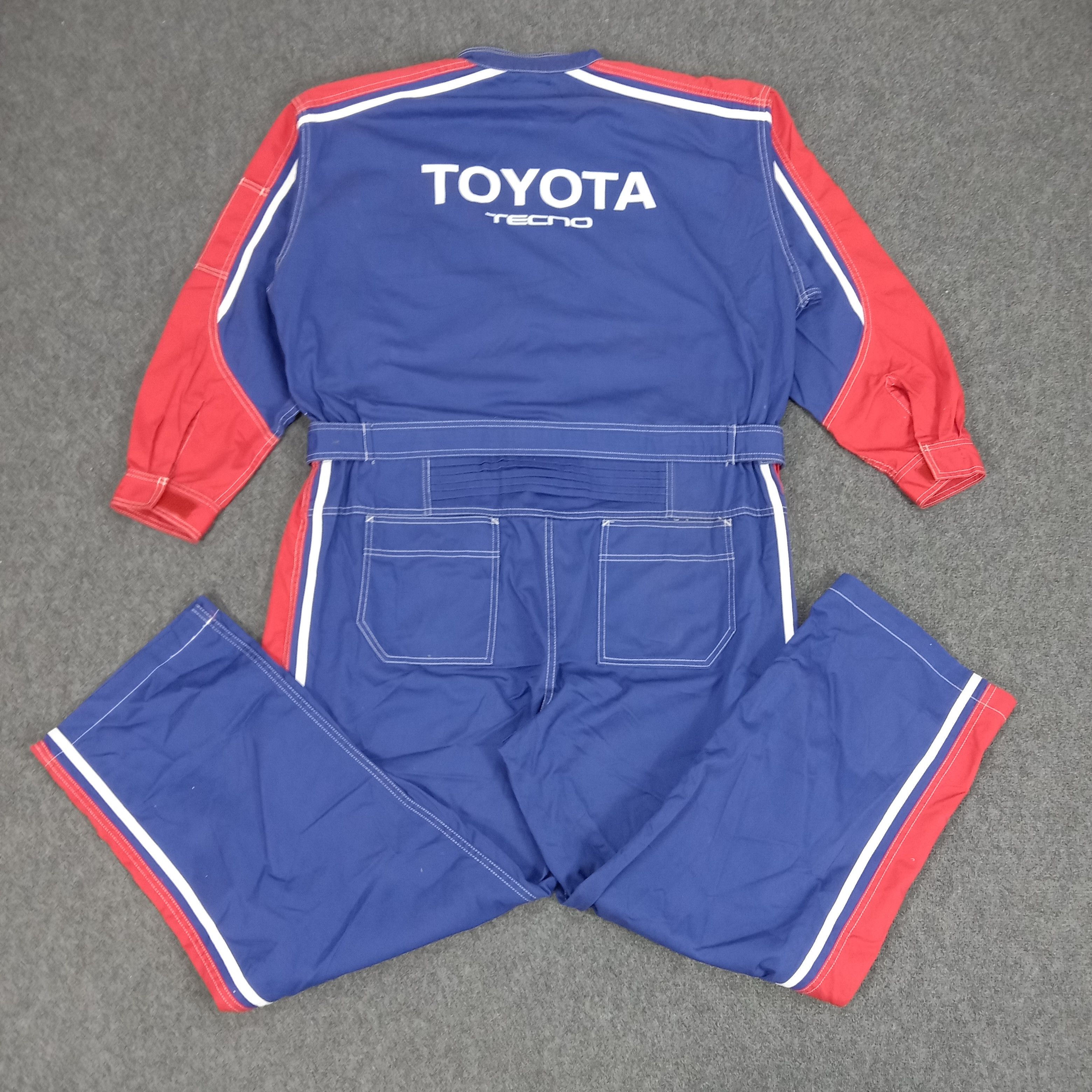 Japanese Brand × Vintage Toyota Tecno Japanese Racing Team Coverall Jacket Size US XXL / EU 58 / 5 - 1 Thumbnail