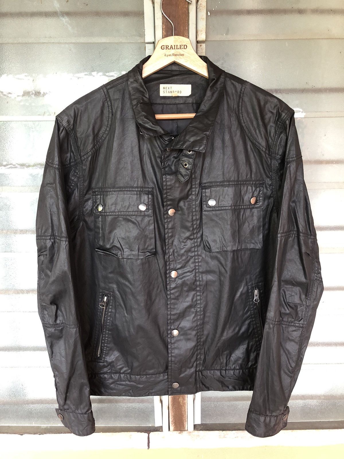 If Six Was Nine × Japanese Brand Vintage Next Standard Style Punk Jacket Size US L / EU 52-54 / 3 - 4 Thumbnail