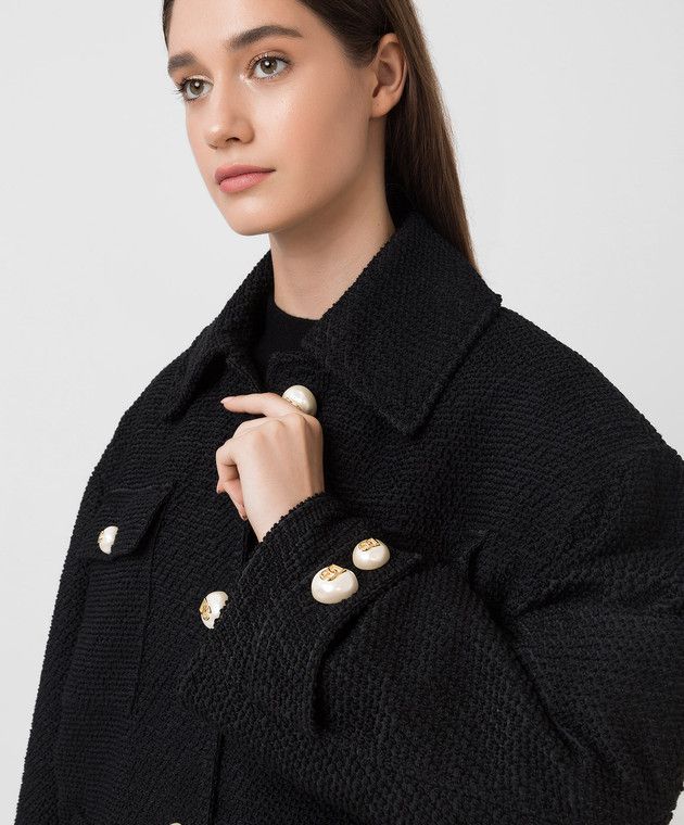Dolce & Gabbana o1y0825 Coat in Black Size XS / US 0-2 / IT 36-38 - 2 Thumbnail
