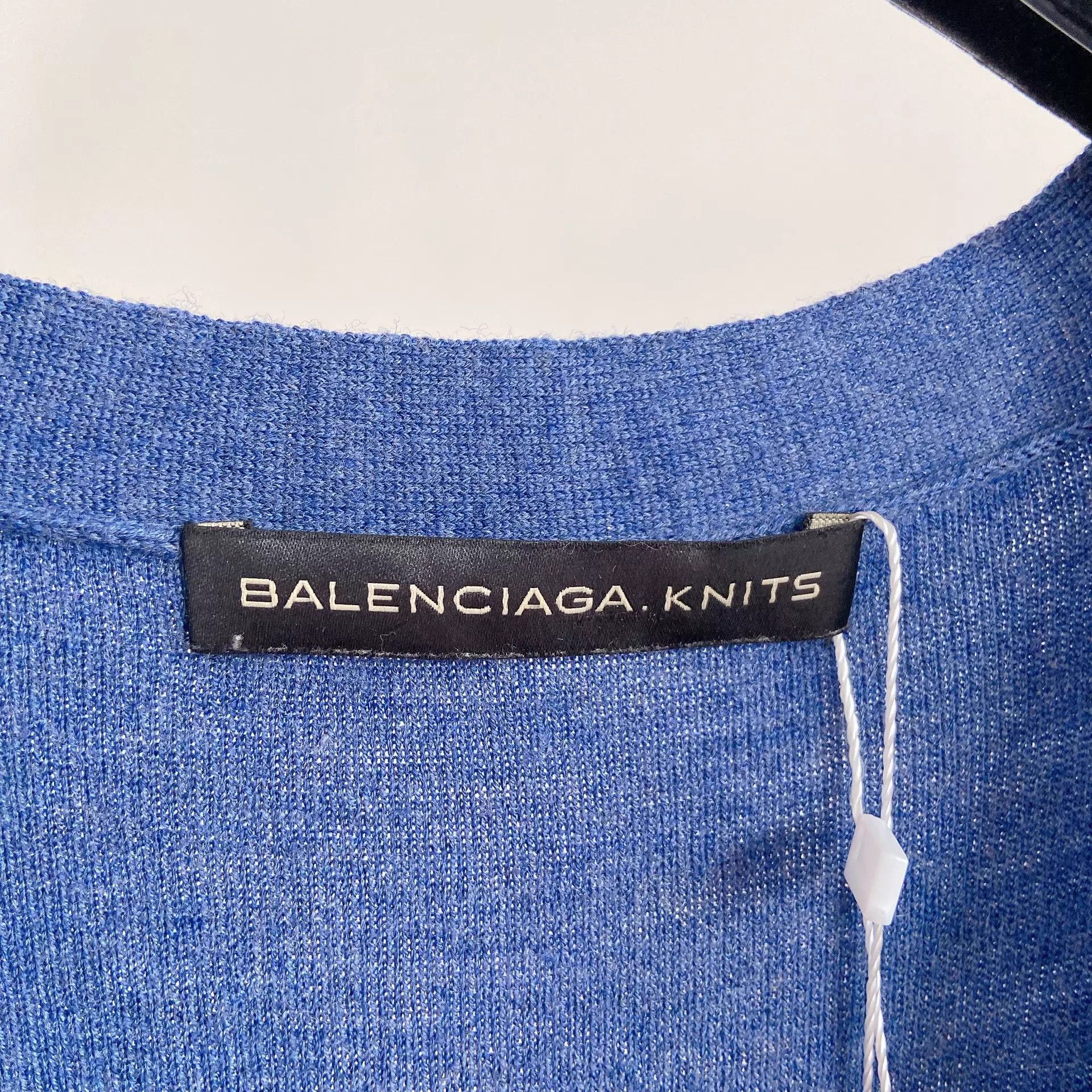 Balenciaga BALENCIAGA blue cardigan 36 pre-owned Size XS / US 0-2 / IT 36-38 - 6 Thumbnail