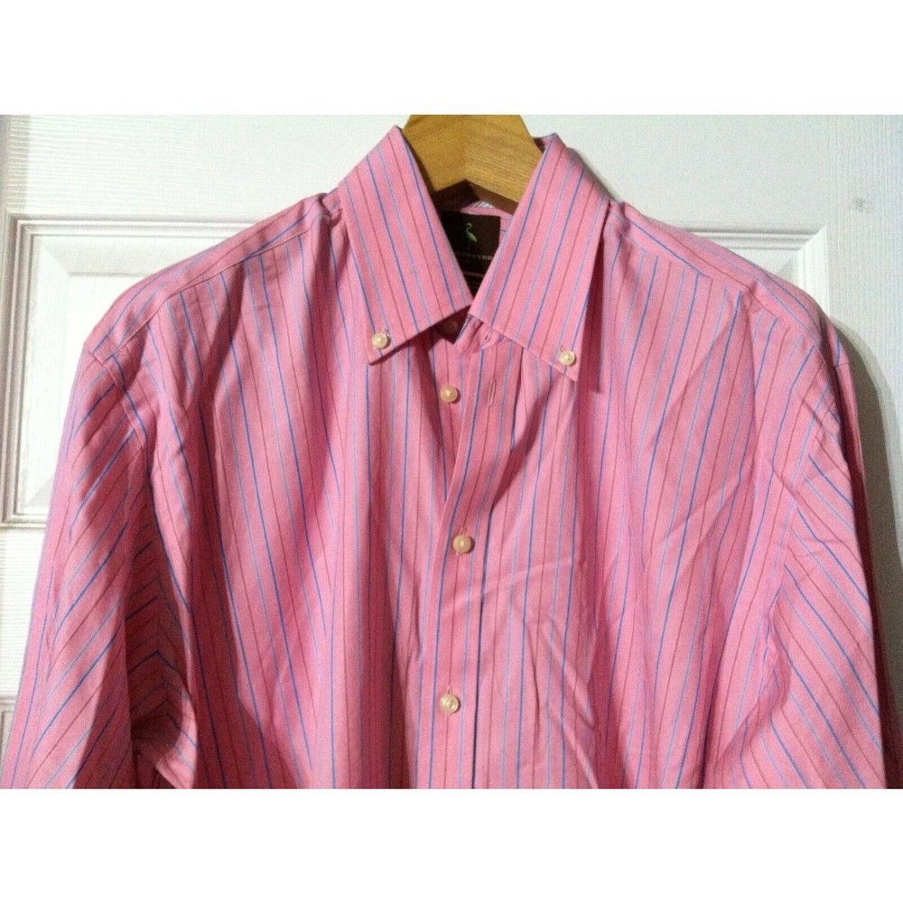 Tailorbyrd TAILORBYRD MENS NEW PINK 100%COTTON CASUAL SHIRT SIZE: L Size US L / EU 52-54 / 3 - 2 Thumbnail