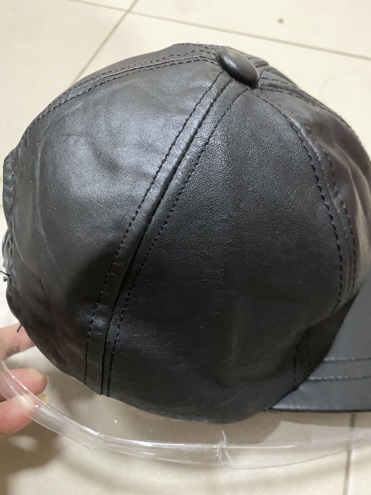 Fila Vintage 1970s FILA Genuine Leather Snapback Cap – Made in US Size ONE SIZE - 4 Thumbnail