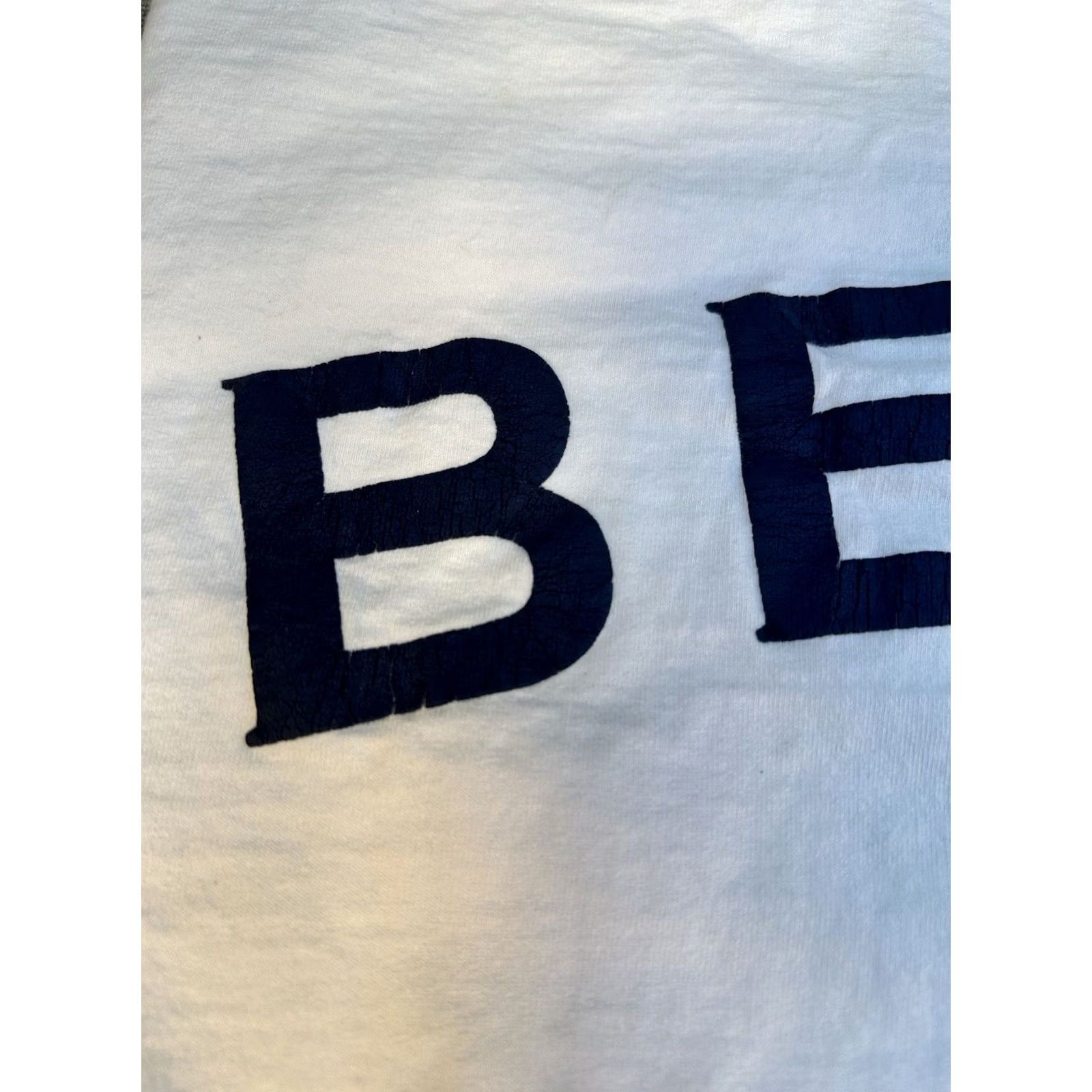 Vintage VINTAGE Bellagio Las Vegas Crewneck Sweatshirt XL Men White 90s Pullover USA 100% Cotton Back Graphic Sleeve Minimal Casual Size US XL / EU 56 / 4 - 7 Thumbnail