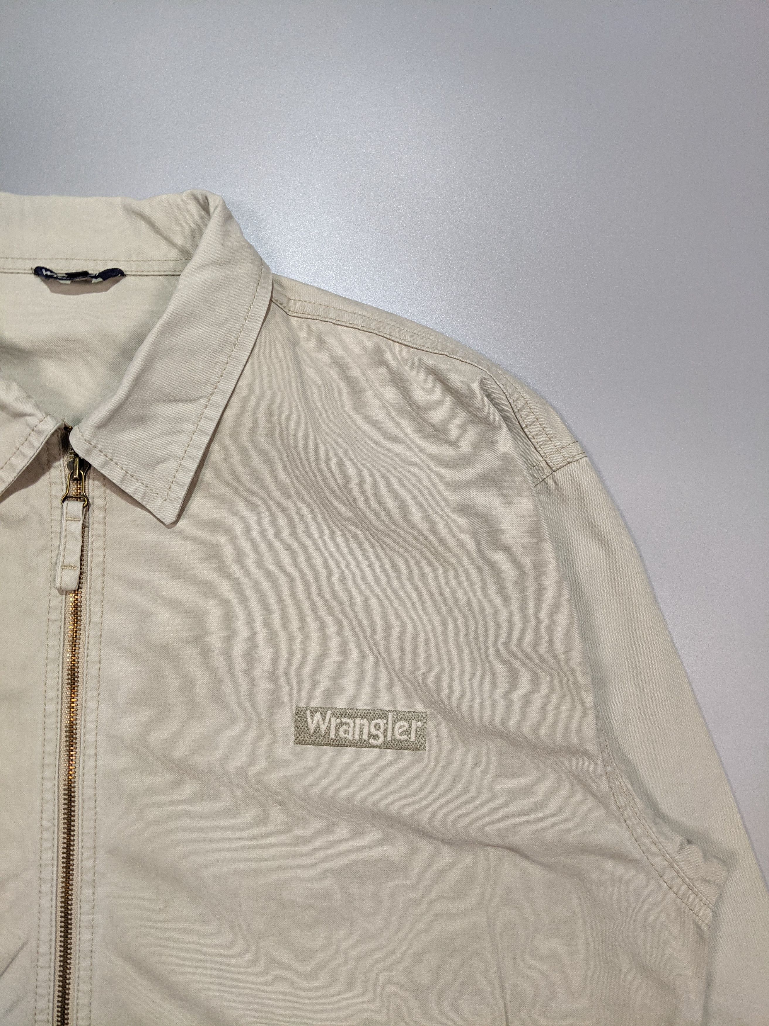 Vintage × Wrangler WRANGLER 80s Vintage Beige Army Hunting Cotton Jacket Size US XXL / EU 58 / 5 - 3 Thumbnail