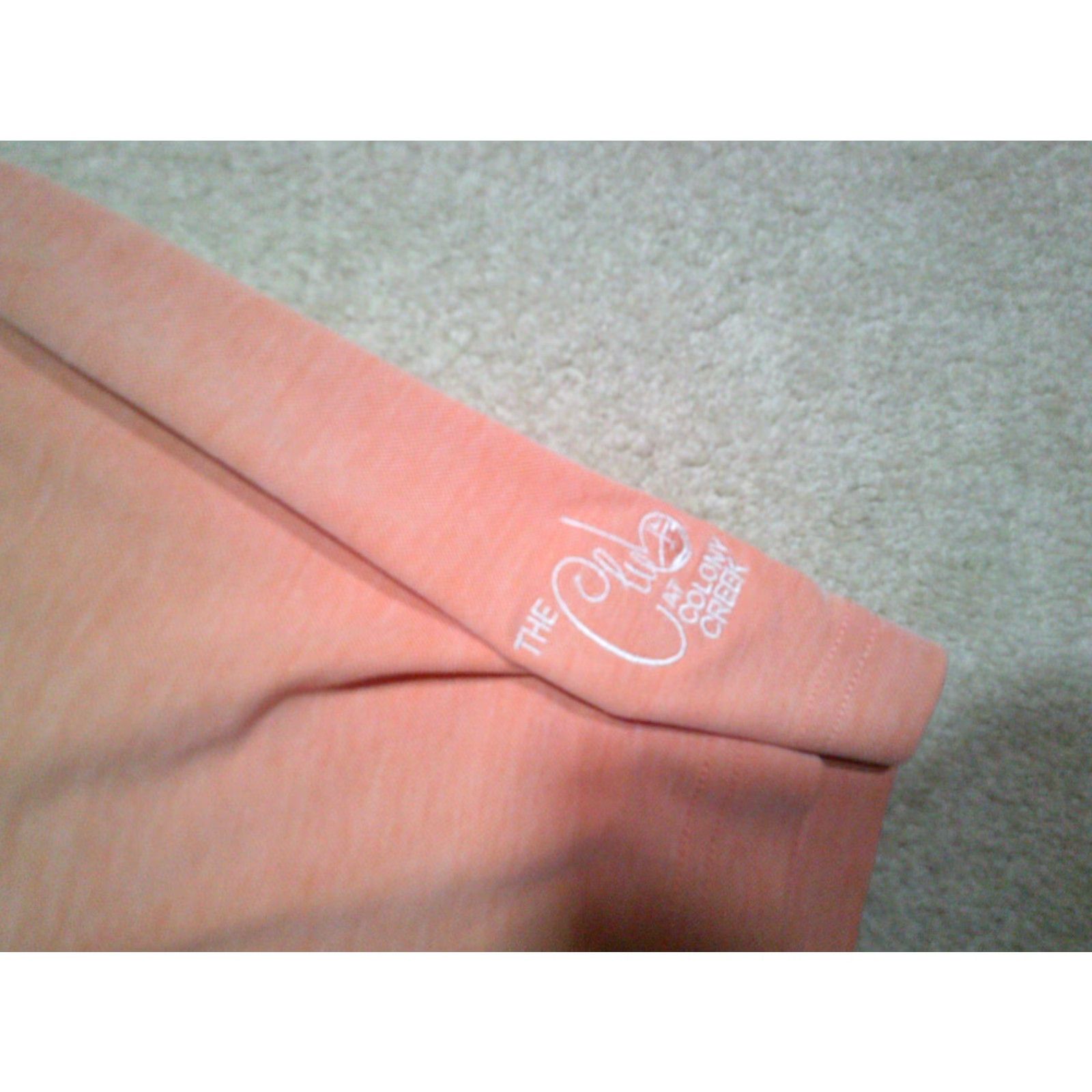 TravisMathew Travis Mathew Polo Shirt Mens Large Orange The Club At Colony Creek Golf Preppy Super Soft Size US L / EU 52-54 / 3 - 4 Thumbnail