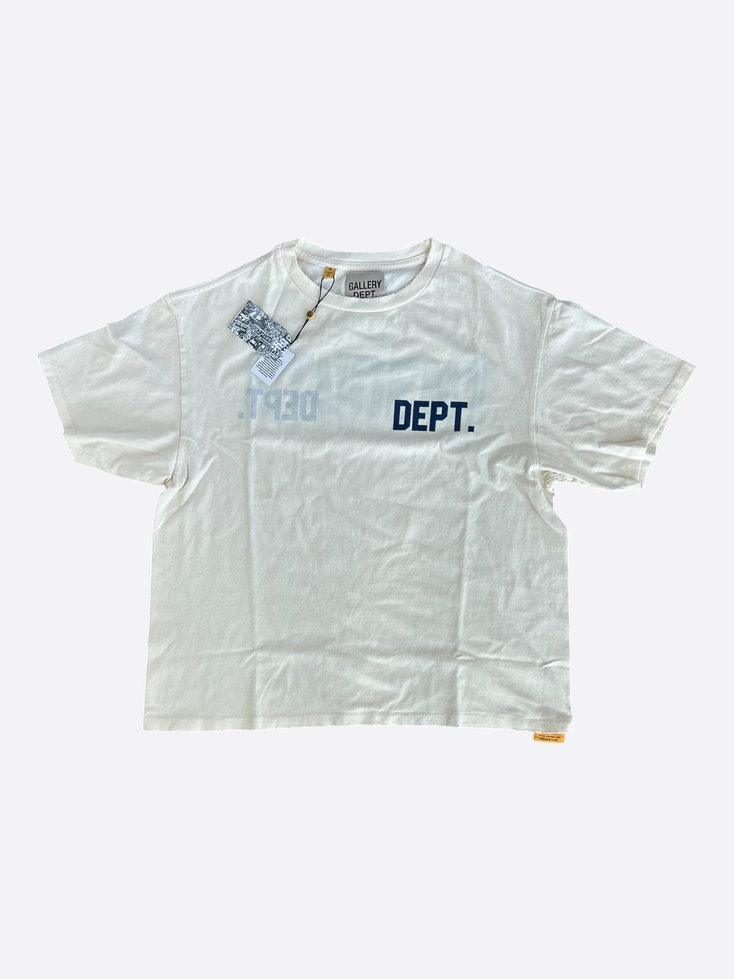 Gallery Dept. White & Blue Student Coach Reversible Logo T-Shirt Size US S / EU 44-46 / 1 - 1 Thumbnail