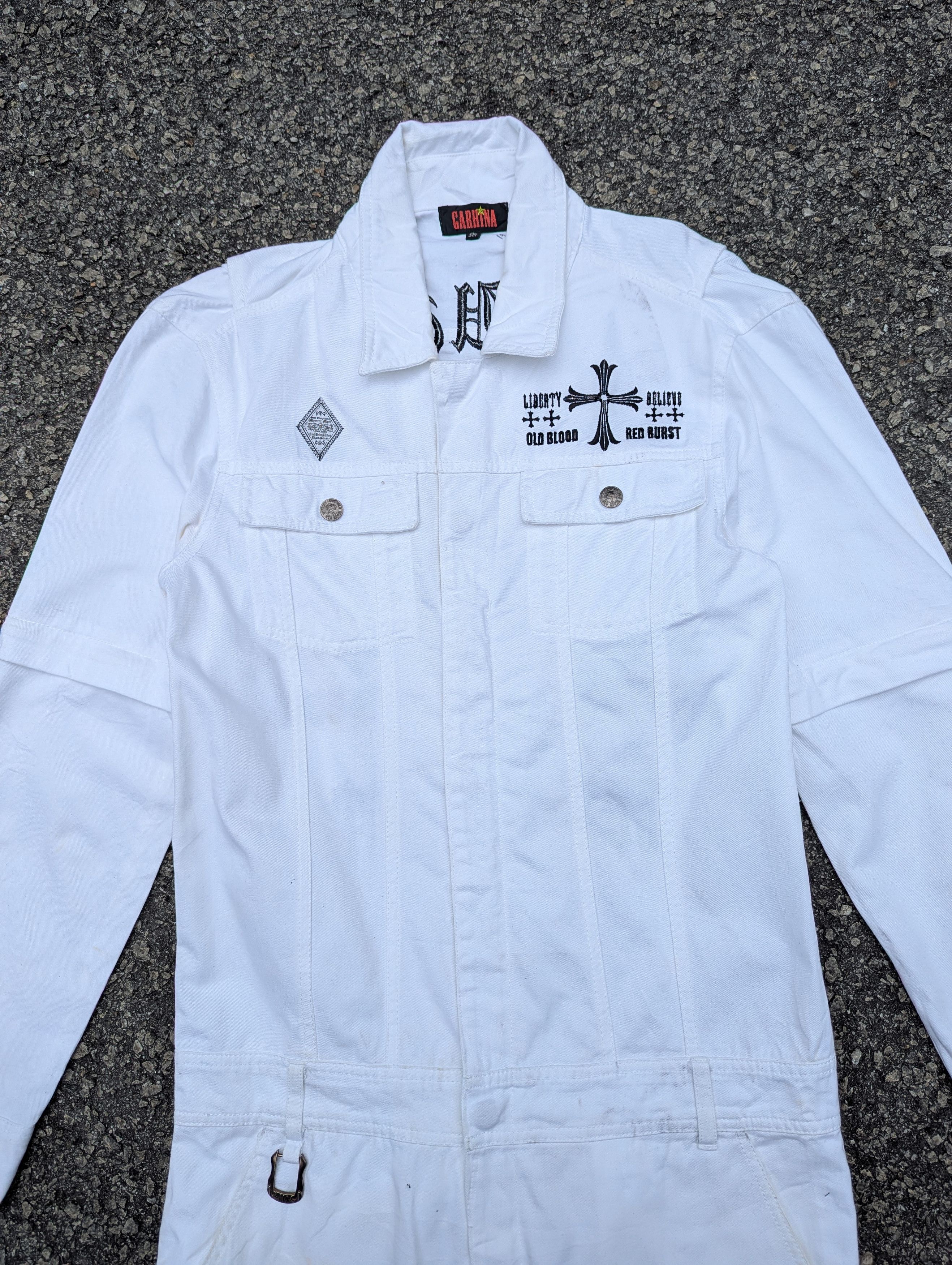 Seditionaries RARE Garhina Horse Shoe Coveralls inspired CHROME HEARTS Size US M / EU 48-50 / 2 - 7 Thumbnail