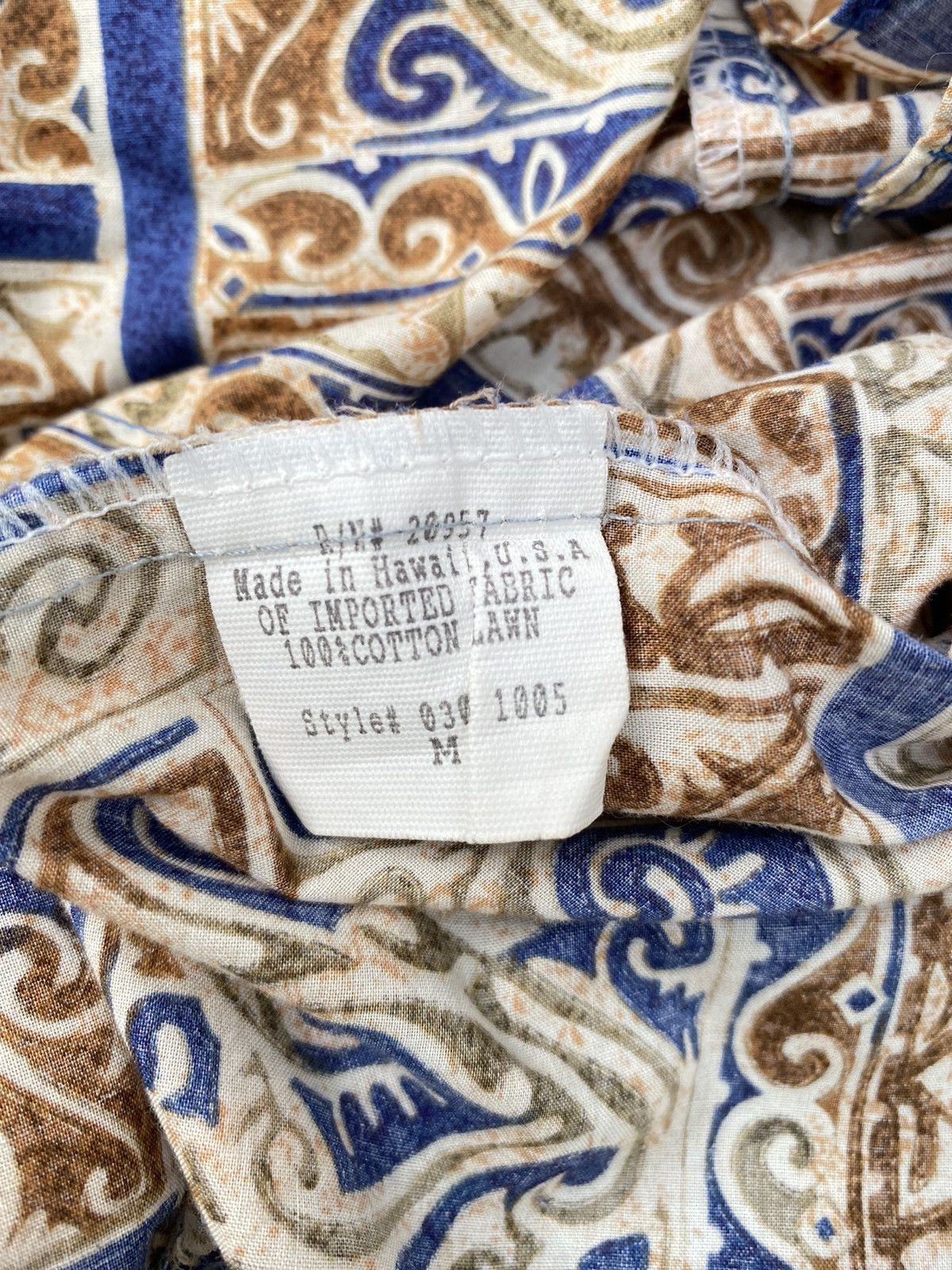 Tori Richard TORI RICHARD Hawaiian Yellow Short-Sleeve Shirt Size US M / EU 48-50 / 2 - 8 Thumbnail