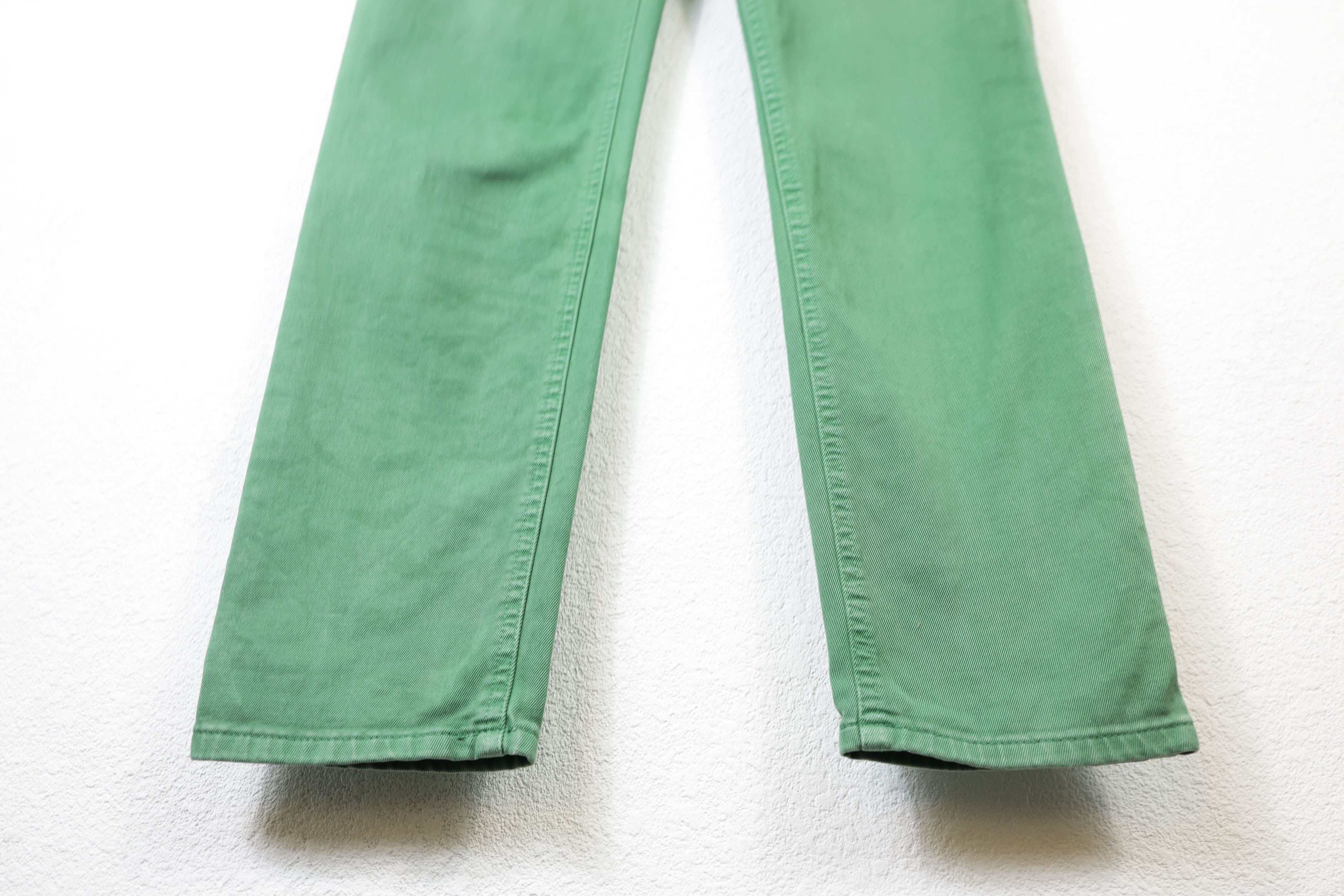 Gucci Womens Gucci Logo Green Denim Jeans Pants Y2K Size 28" / US 6 / IT 42 - 4 Thumbnail