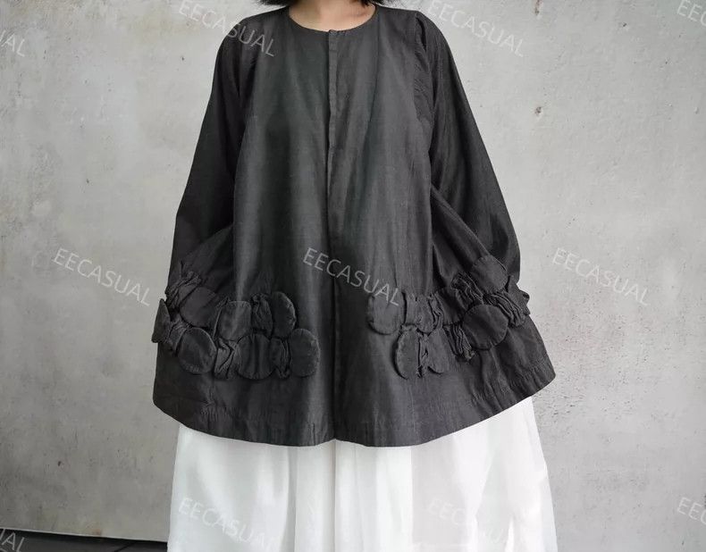 Comme des Garcons Comme Des Garcons Grey Large Bow A-Line Hem and Style Jack Size M / US 6-8 / IT 42-44 - 2 Thumbnail