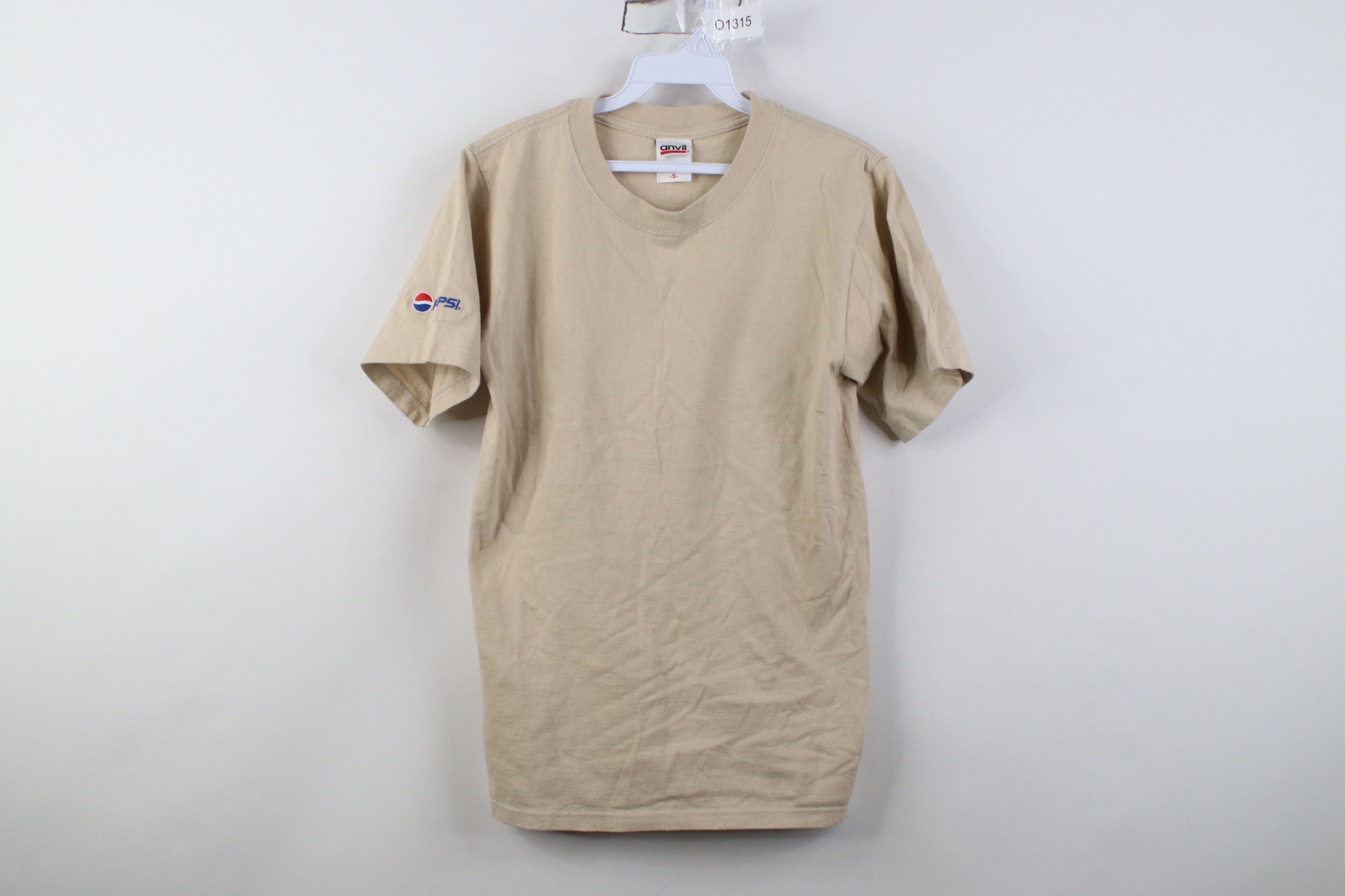 Vintage Vintage 90s Y2K Pepsi Co Soda Pop Short Sleeve T-Shirt Tan Size US S / EU 44-46 / 1 - 1 Thumbnail