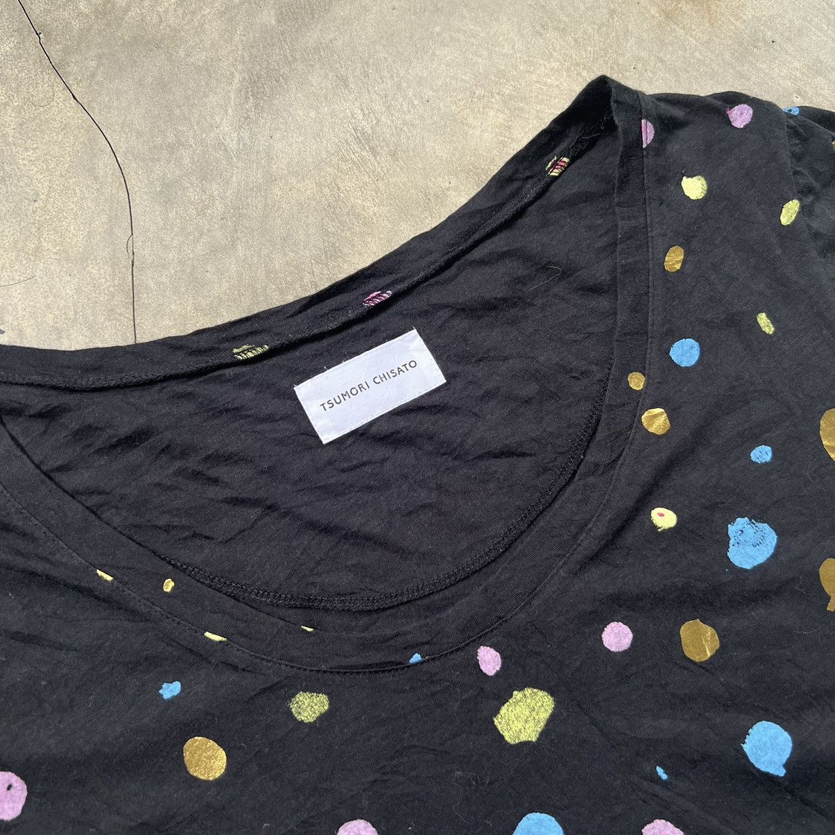 Issey Miyake Vintage Tsumori Chisato Art Polka Dot Shirt Size M / US 6-8 / IT 42-44 - 5 Thumbnail