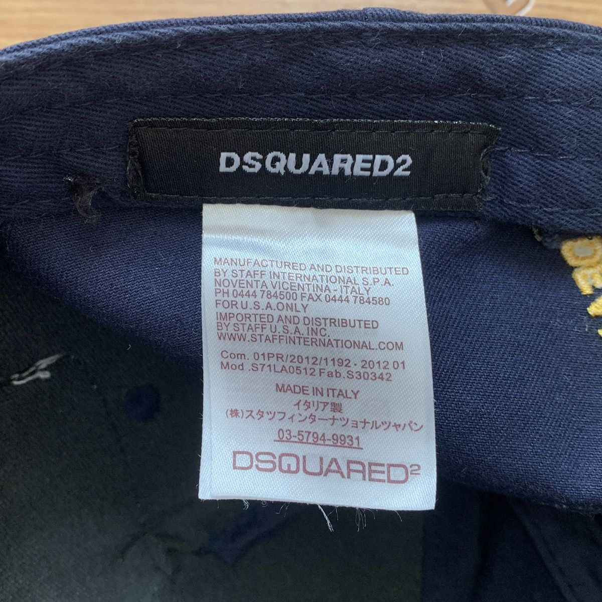 Dsquared2 Dsquared2 Distressed Cap Canadian Flag Icon Baseball Hat Size ONE SIZE - 15 Thumbnail