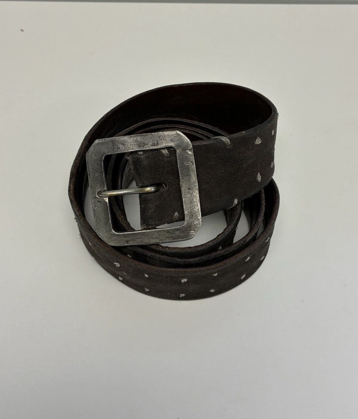 John Varvatos Suede Knotted Belt 36 Size 36 - 9 Thumbnail