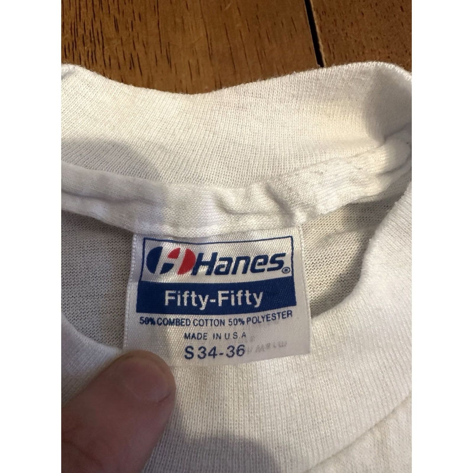 Hanes VINTAGE 80's Dance Graphic T Shirt Small Women’s Art Size S / US 4 / IT 40 - 4 Thumbnail