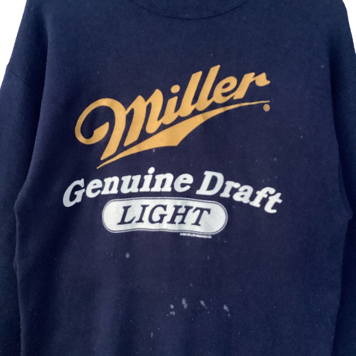 Vintage 80s Miller Genuine Draft Light Sweatshirt Size US M / EU 48-50 / 2 - 7 Thumbnail