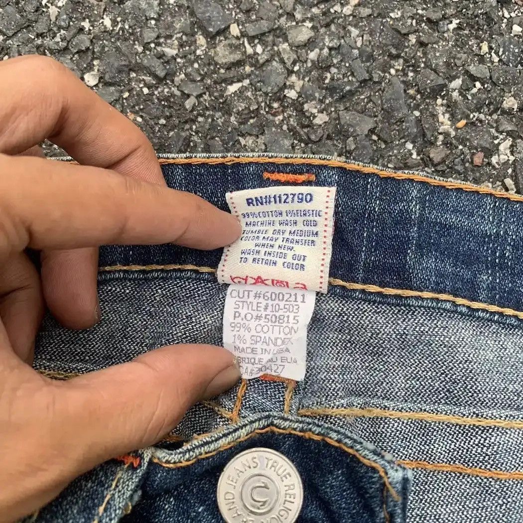 True Religion 💥FLARE/BOOTCUT💥Vintage True Religion Jeans Denim Pants W26 Size US 26 / EU 42 - 8 Thumbnail