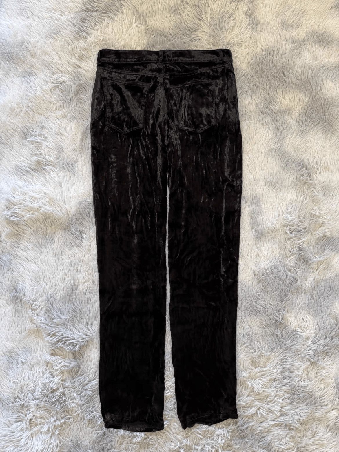 Saint Laurent Paris Saint Laurent Paris Sz 31 Saint Laurent Paris 19AW Velvet Size US 31 - 5 Thumbnail