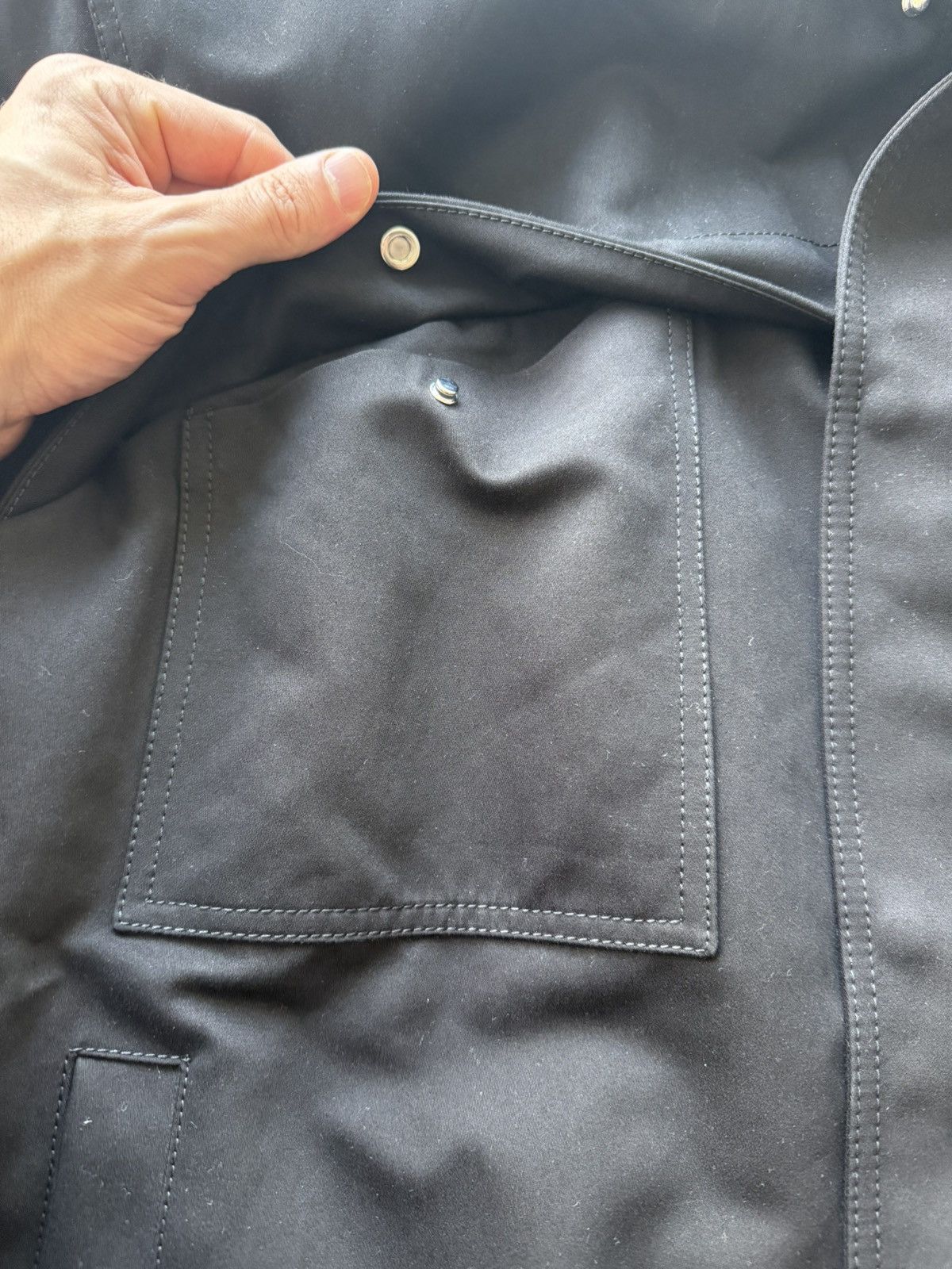 Golden Goose Golden Goose Padded Leather Collar Zip Jacket — Black Size US M / EU 48-50 / 2 - 4 Thumbnail